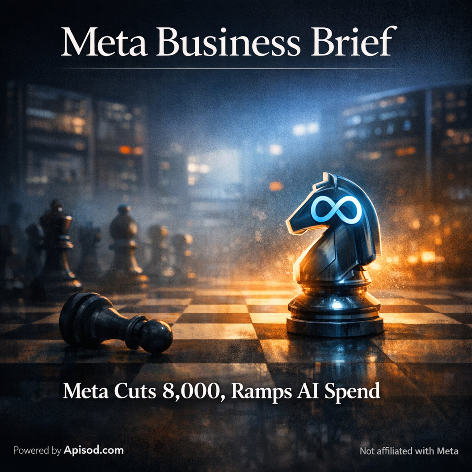 Meta Cuts 8,000, Ramps AI Spend episode cover art