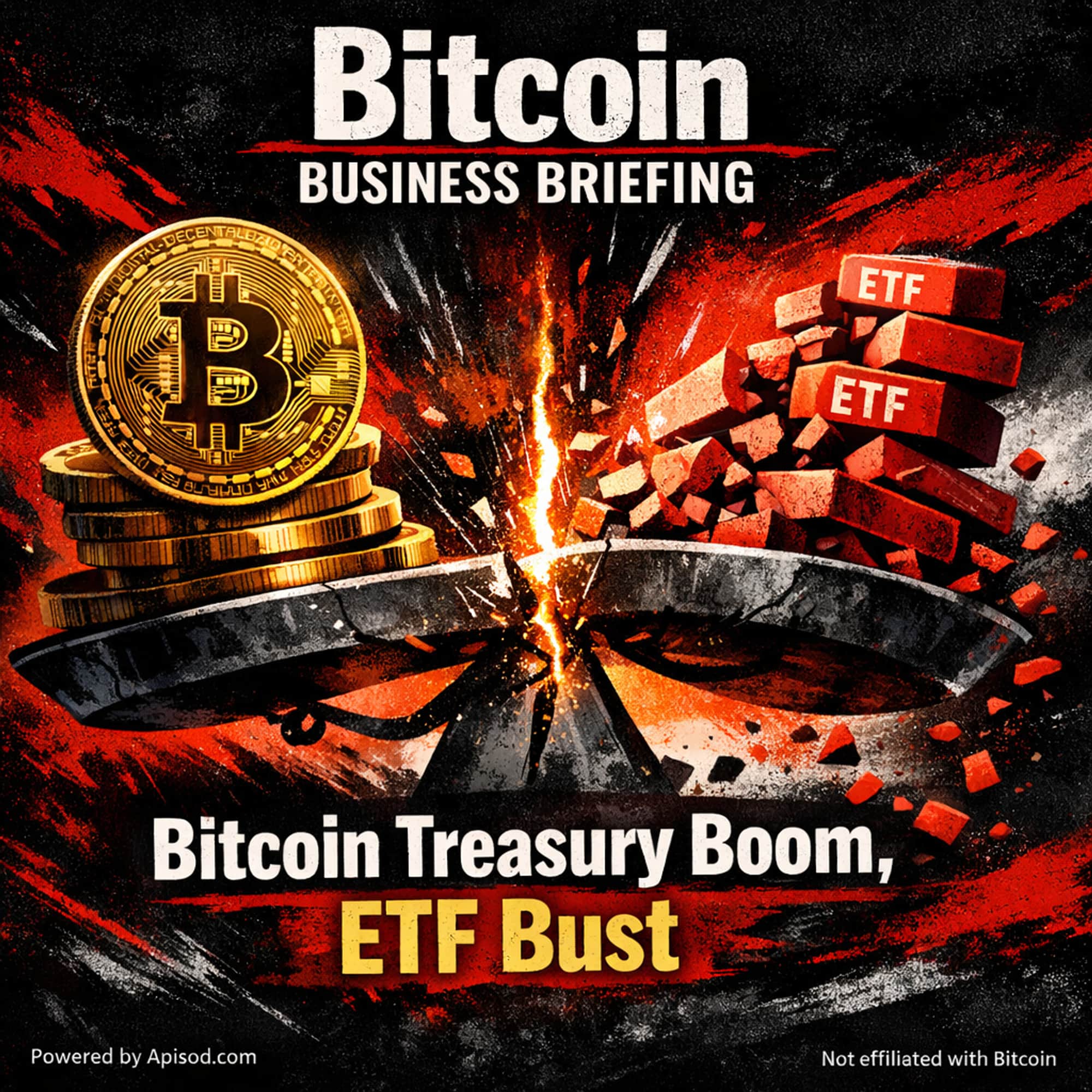 Bitcoin Treasury Boom, ETF Bust episode cover art