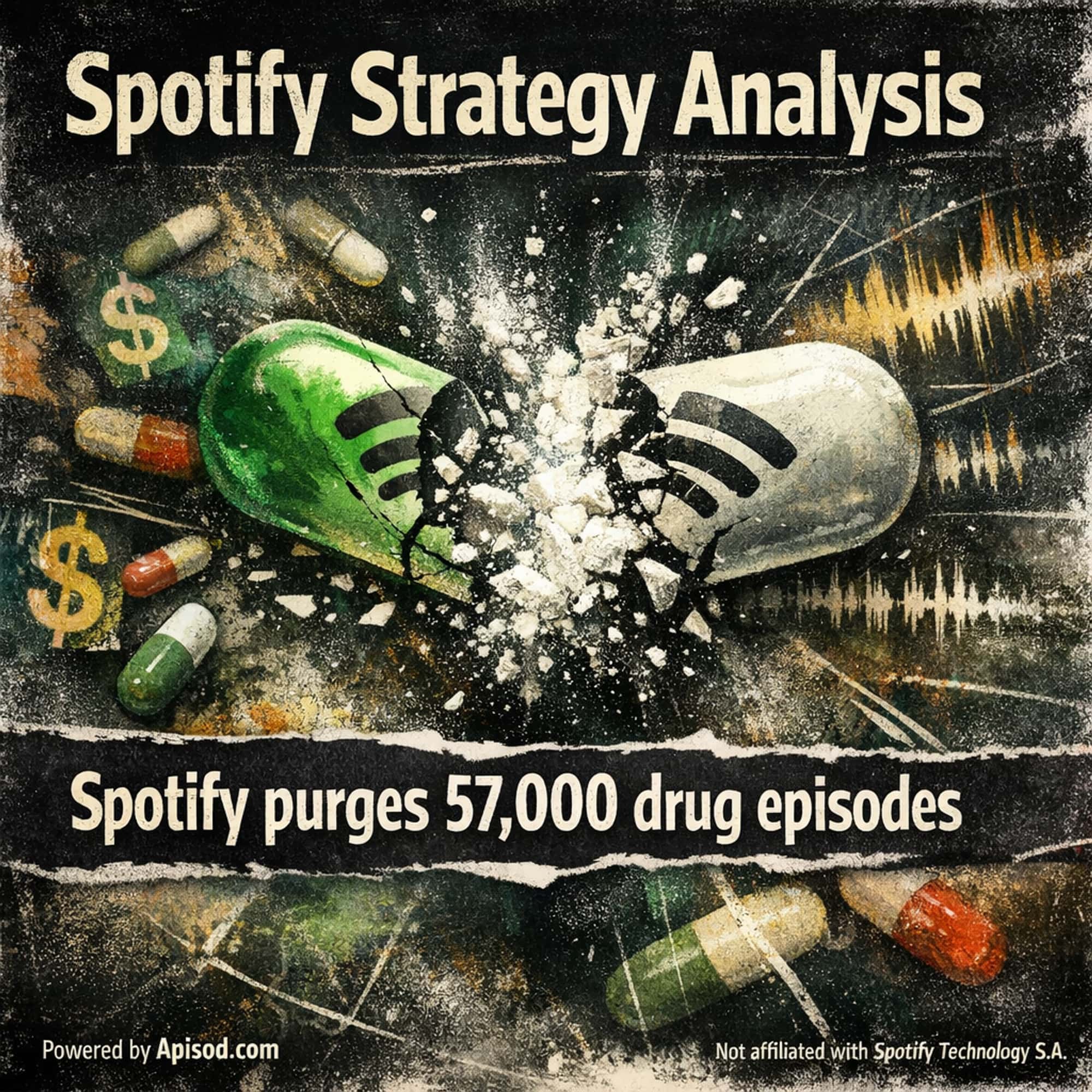 Spotify purges 57,000 drug episodes episode cover art