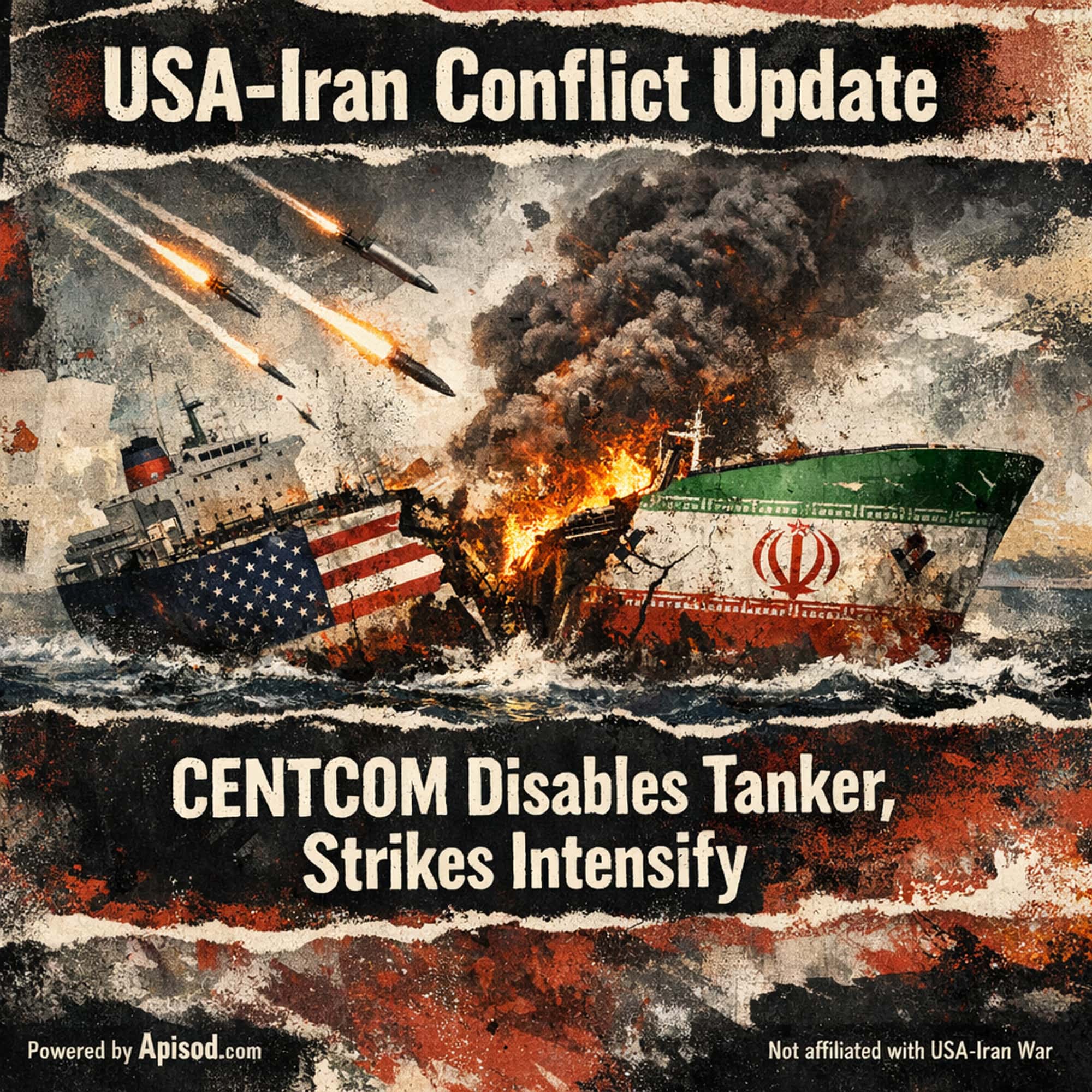CENTCOM Disables Tanker, Strikes Intensify episode cover art