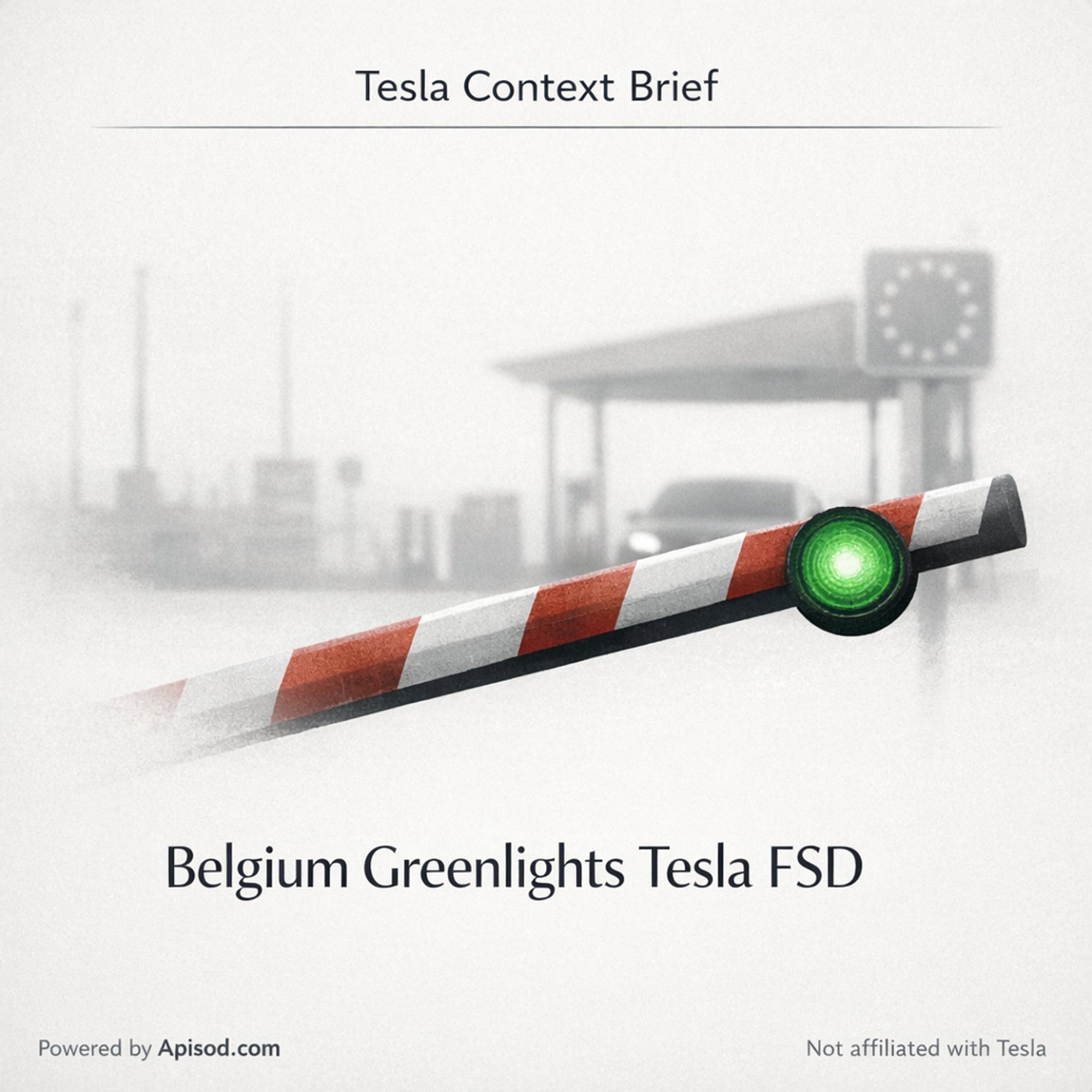 Belgium Greenlights Tesla FSD episode cover art
