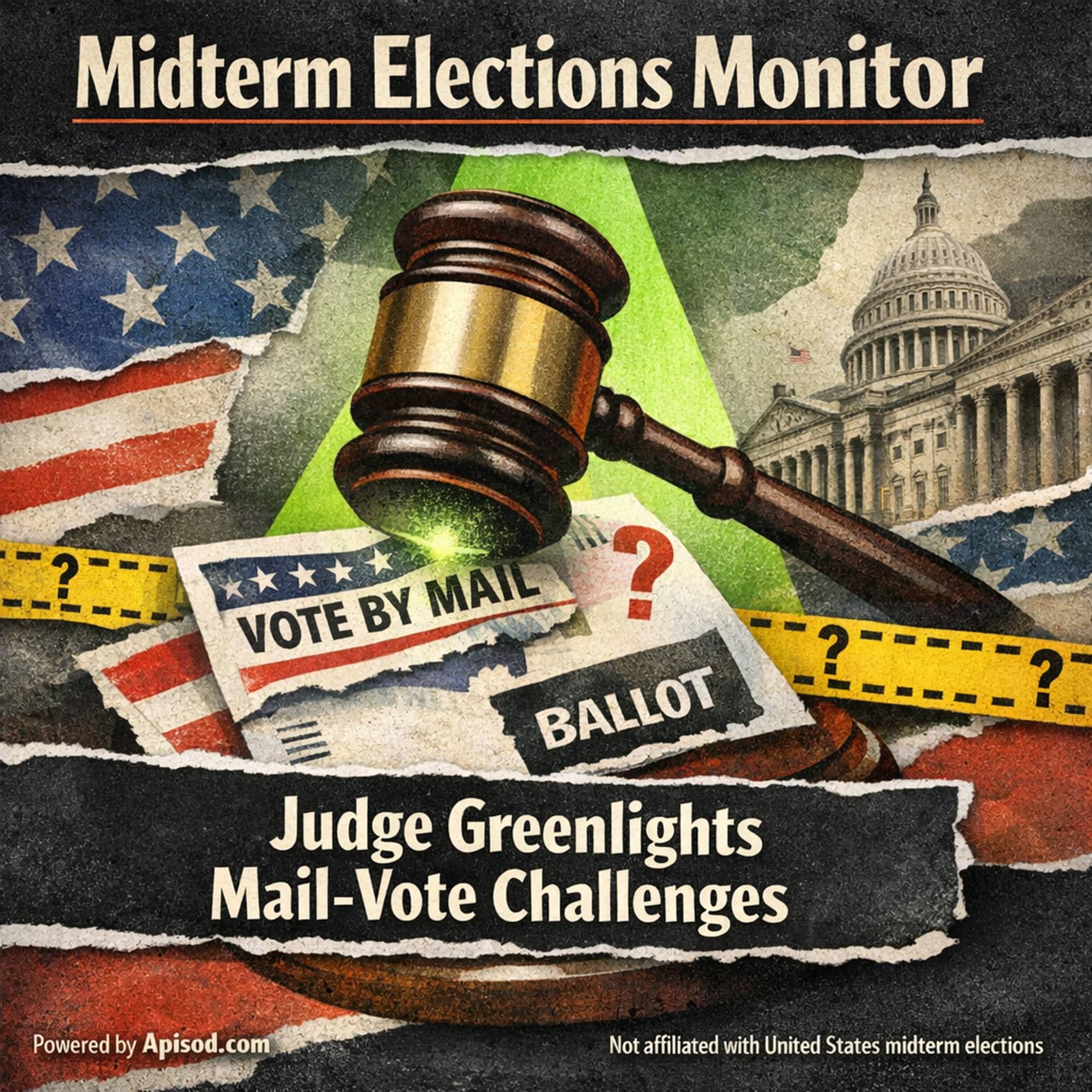 Judge Greenlights Mail-Vote Challenges episode cover art