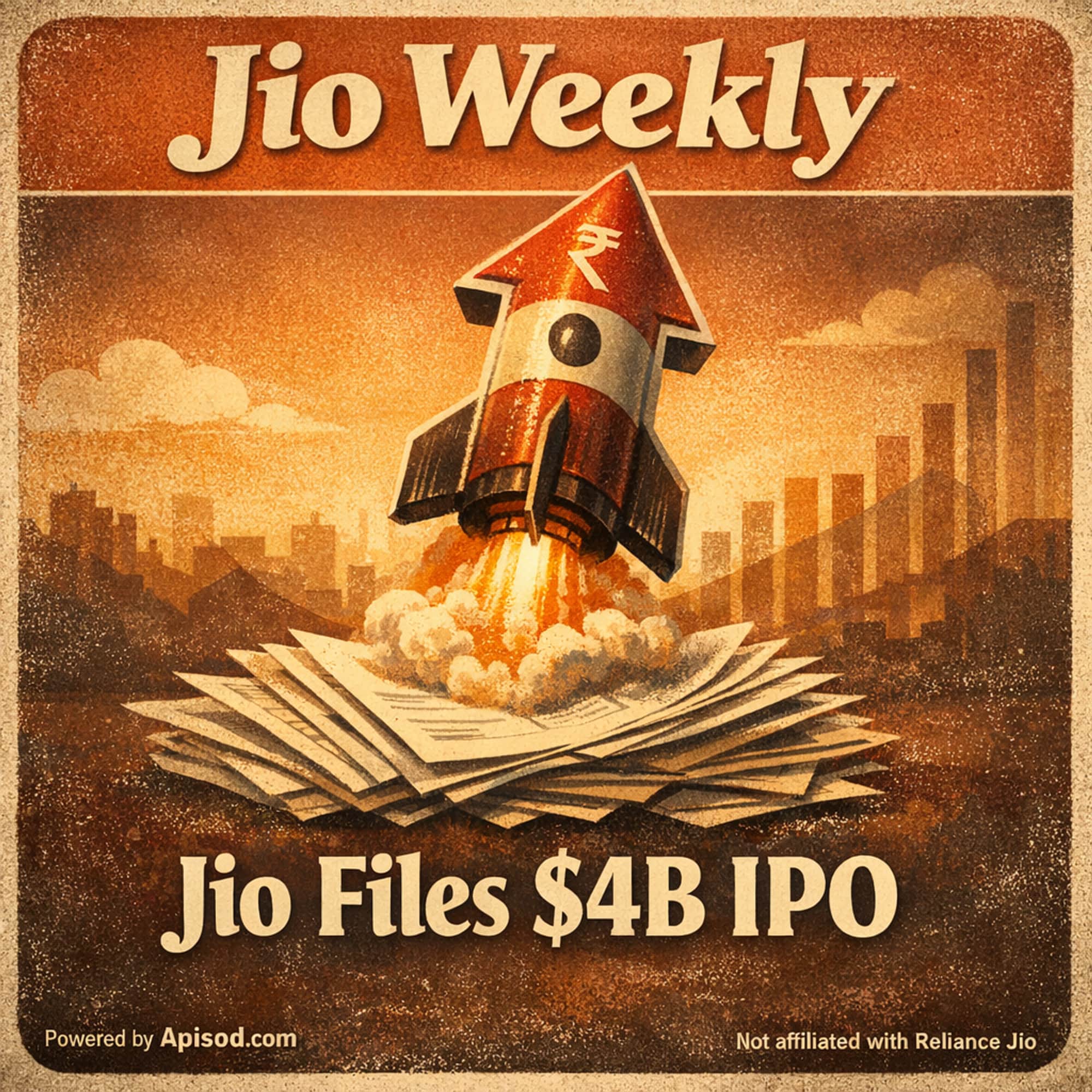 Jio Files $4B IPO episode cover art