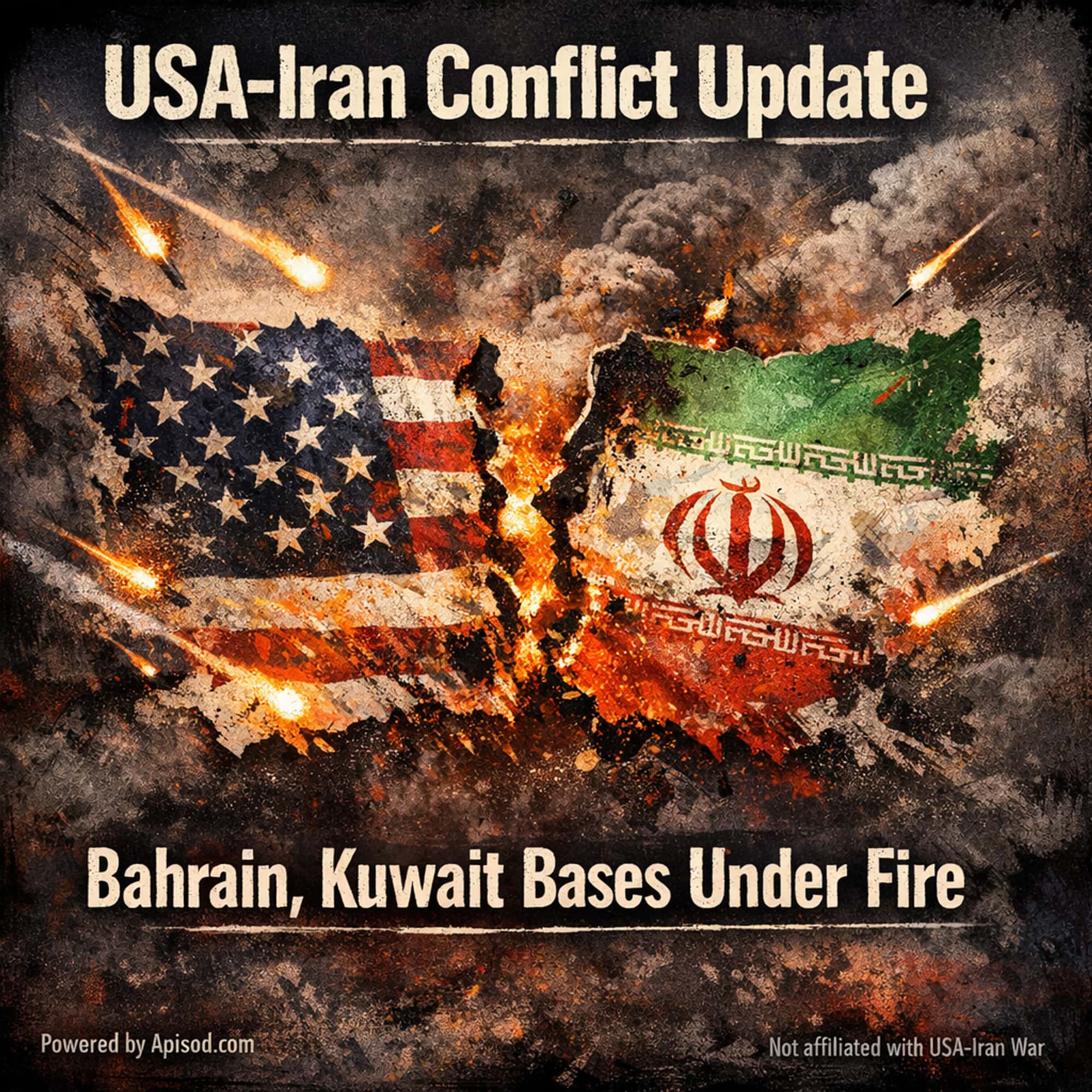 Bahrain, Kuwait Bases Under Fire episode cover art