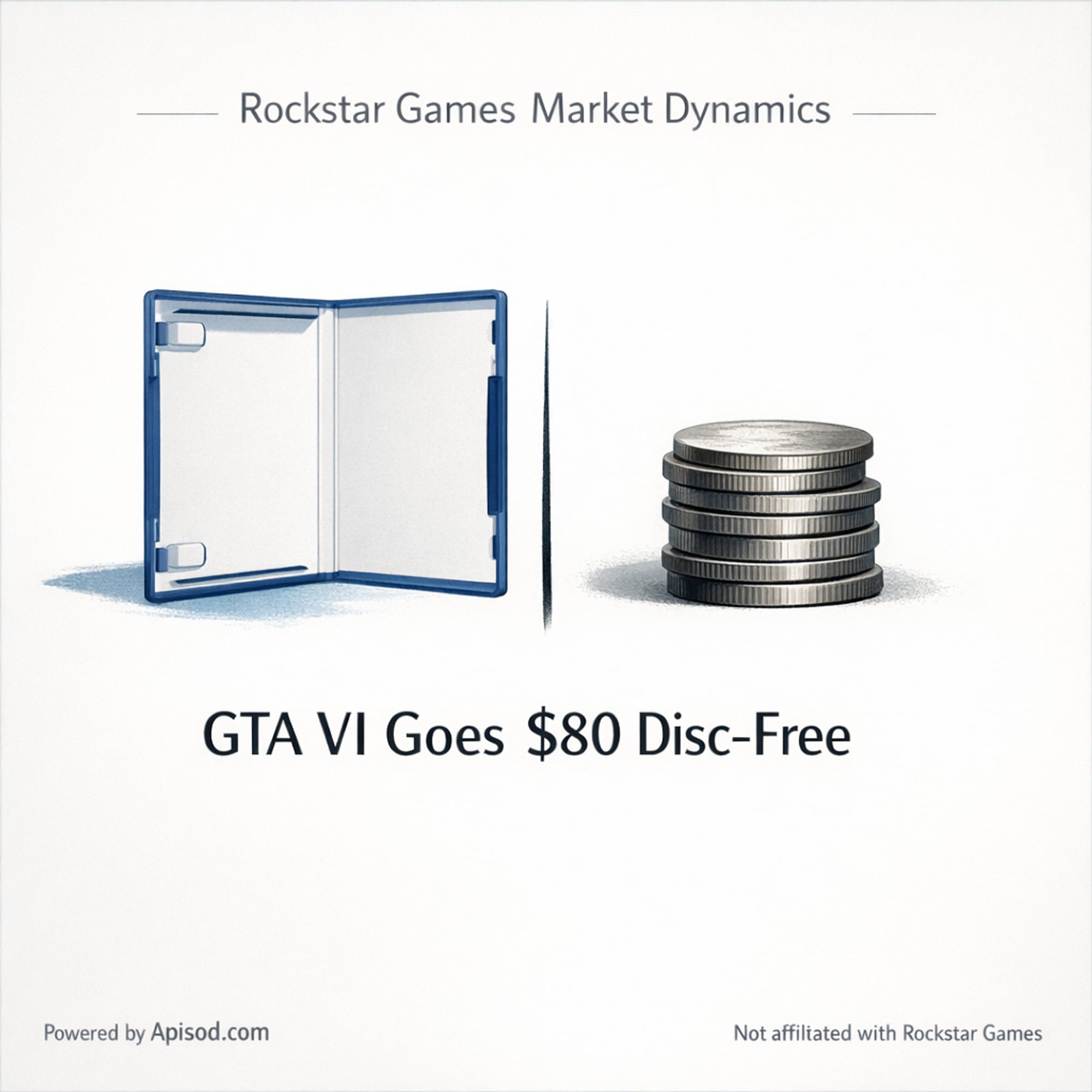 GTA VI Goes $80 Disc-Free episode cover art