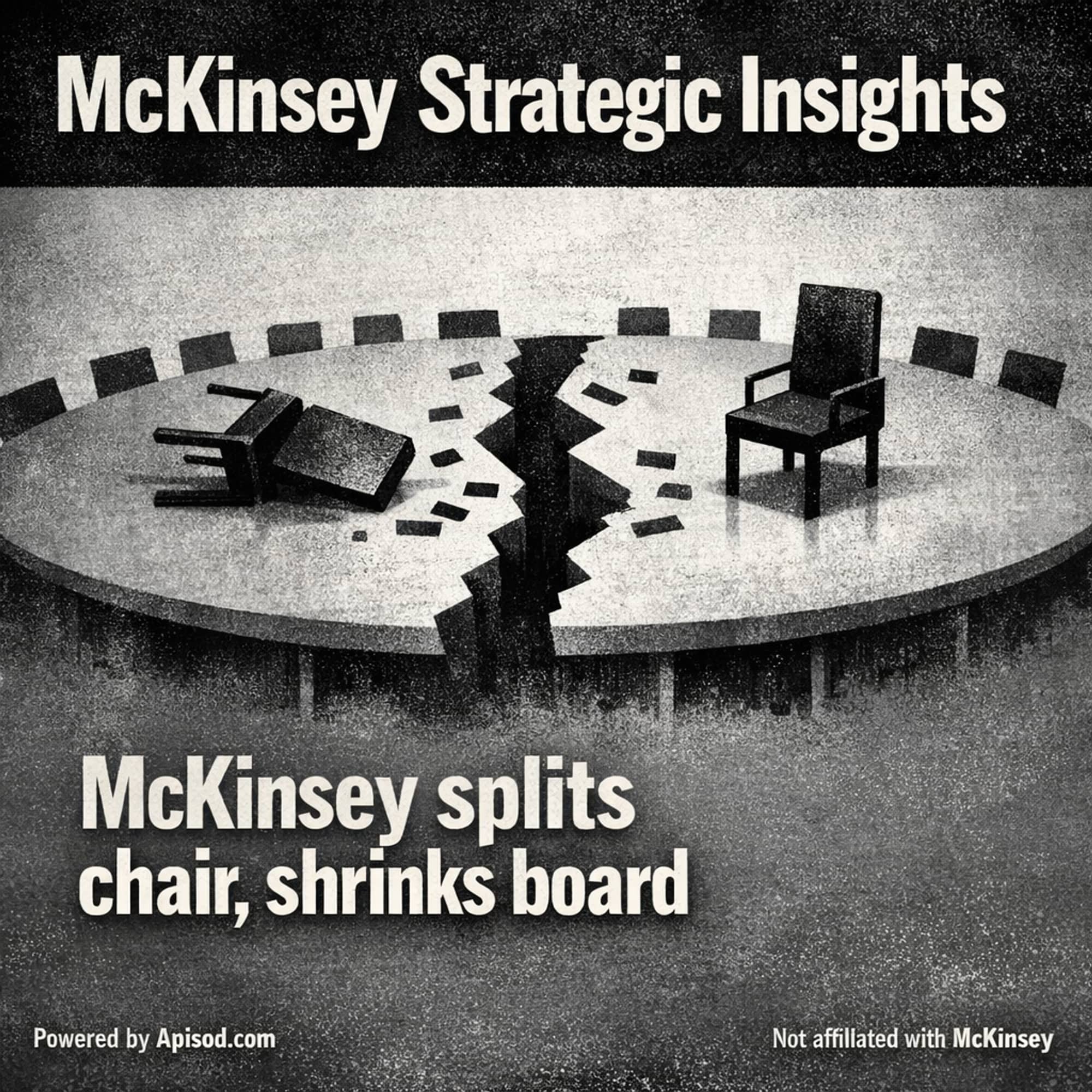 McKinsey splits chair, shrinks board episode cover art