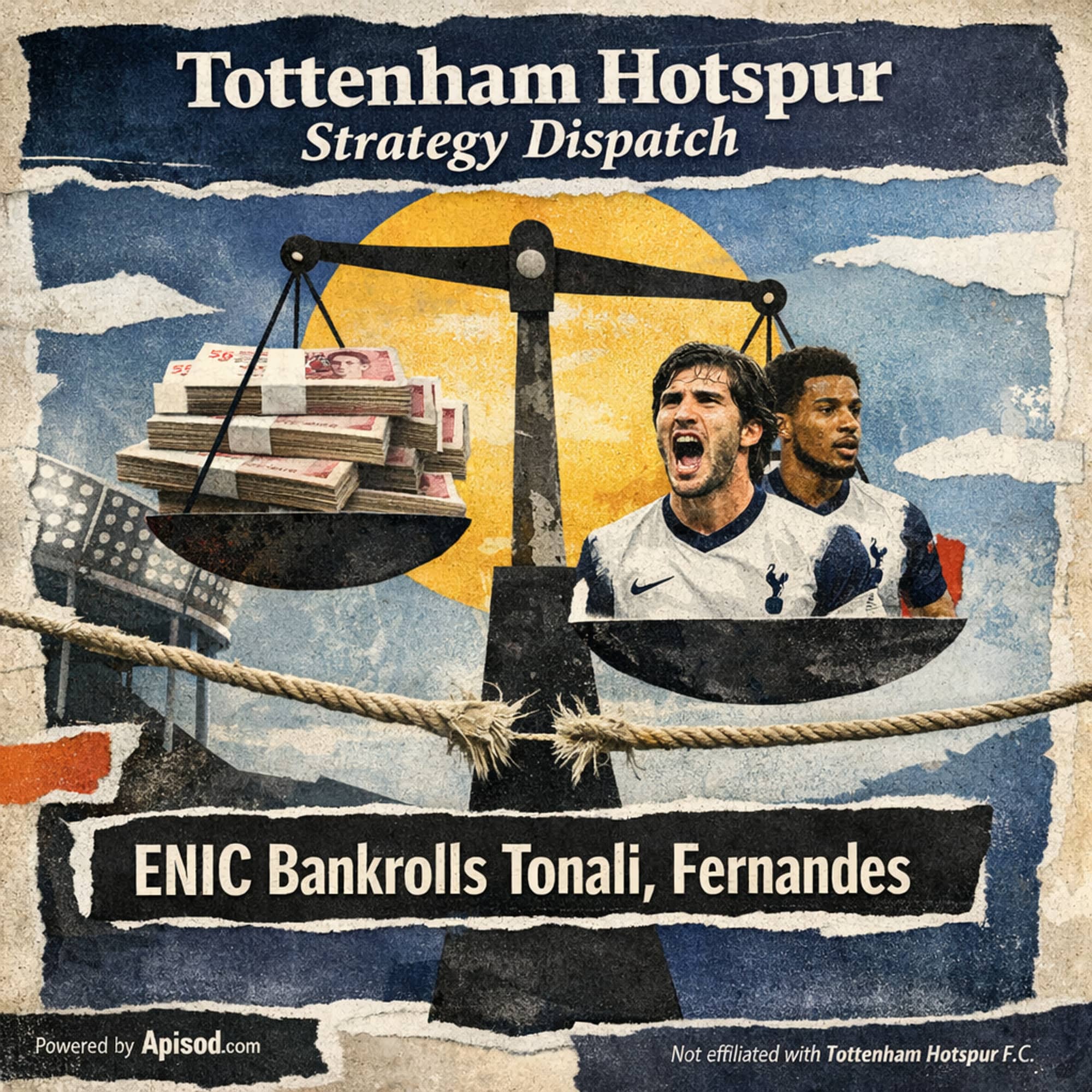 ENIC Bankrolls Tonali, Fernandes episode cover art