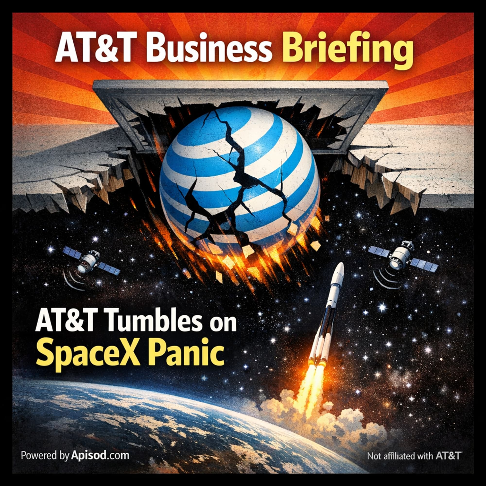 AT&T Tumbles on SpaceX Panic episode cover art