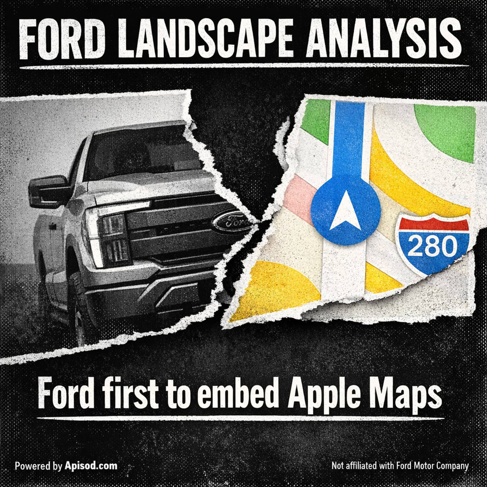 Ford first to embed Apple Maps episode cover art