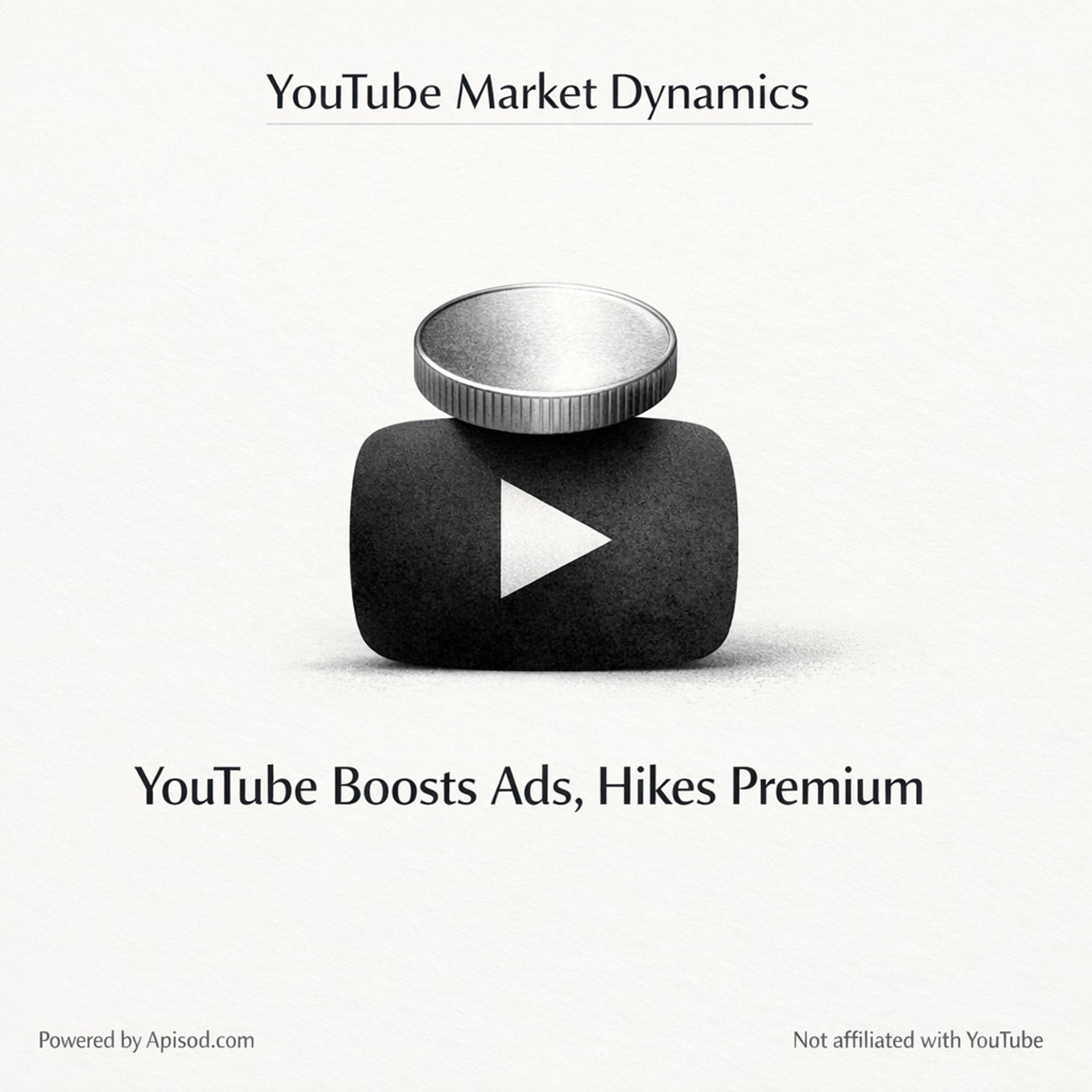 YouTube Boosts Ads, Hikes Premium episode cover art