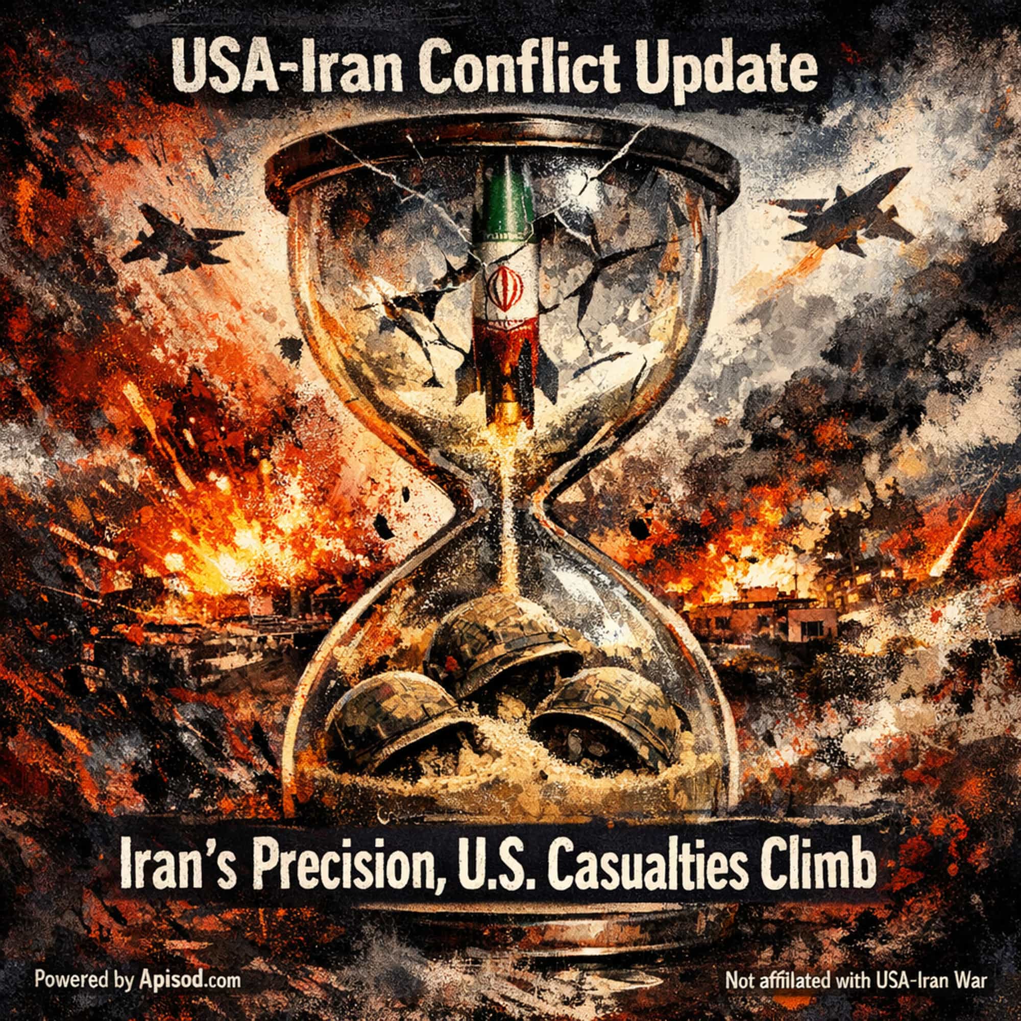 Iran's Precision, U.S. Casualties Climb episode cover art
