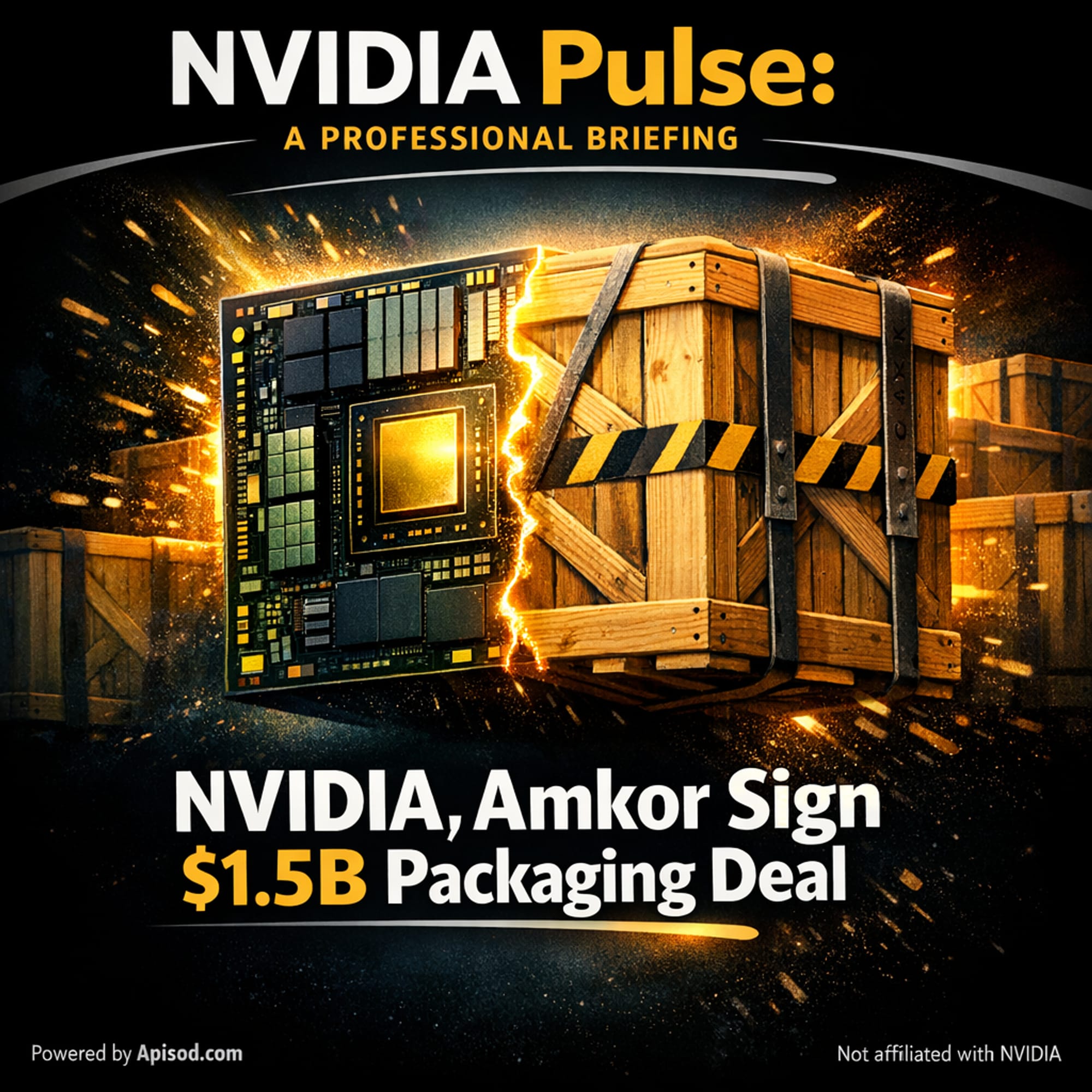 NVIDIA, Amkor Sign $1.5B Packaging Deal episode cover art
