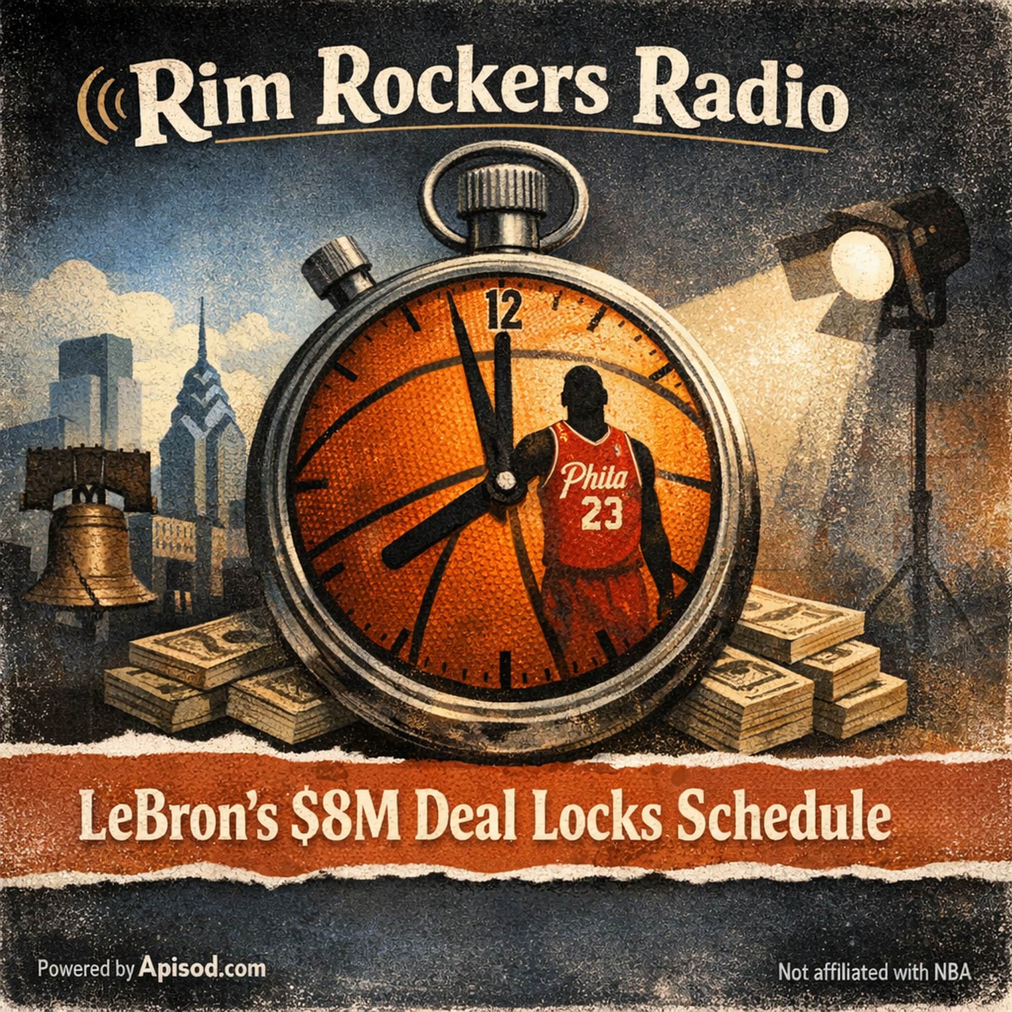 LeBron’s $8M Deal Locks Schedule episode cover art