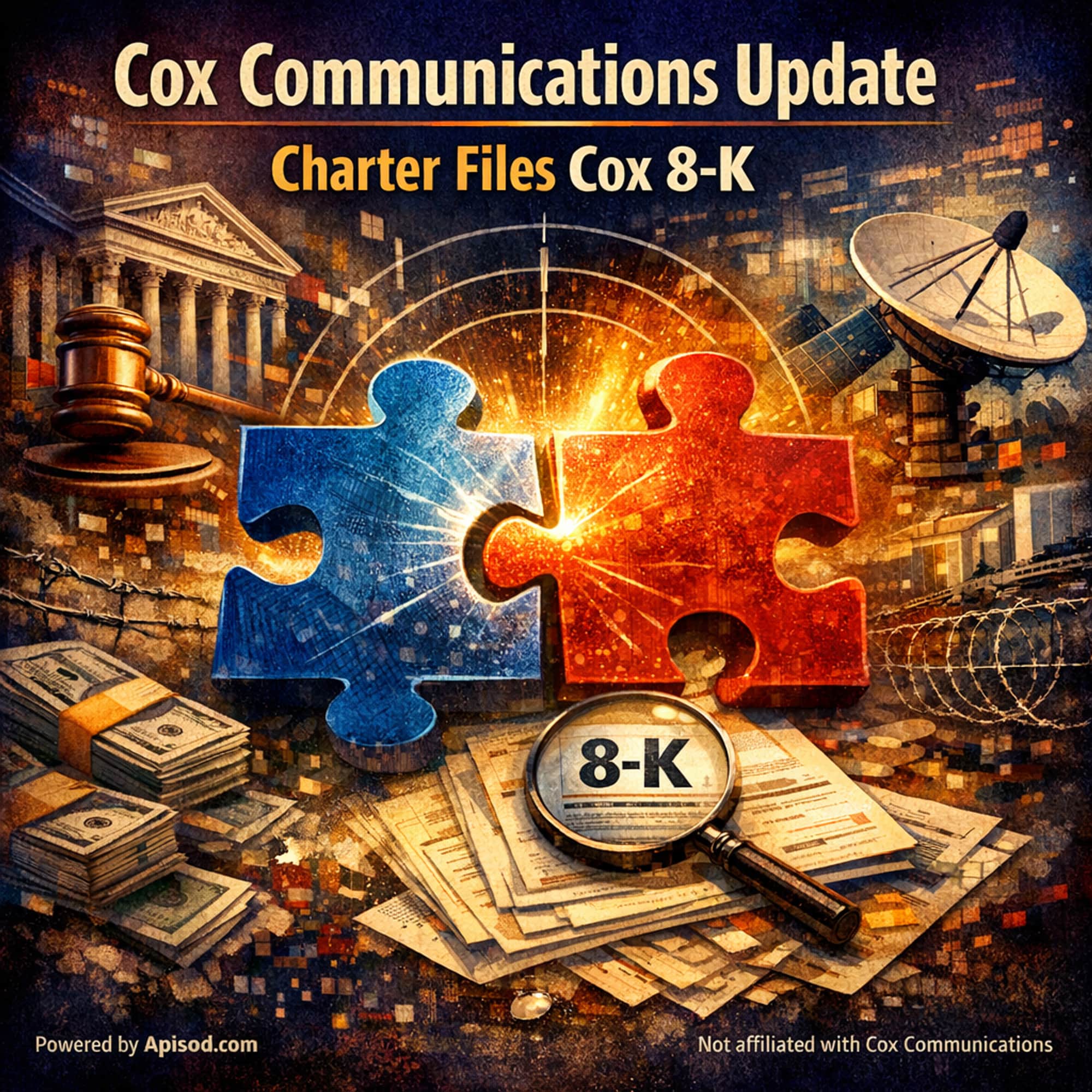 Charter Files Cox 8-K episode cover art
