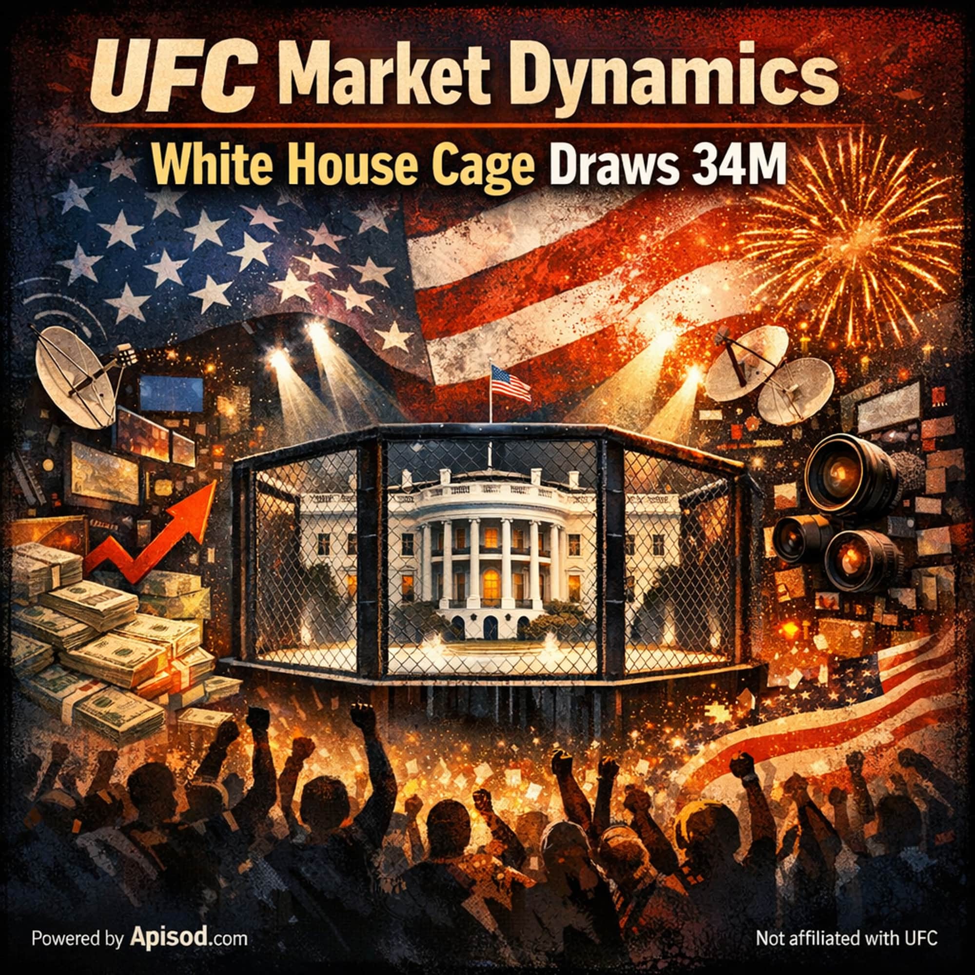 White House Cage Draws 34M episode cover art