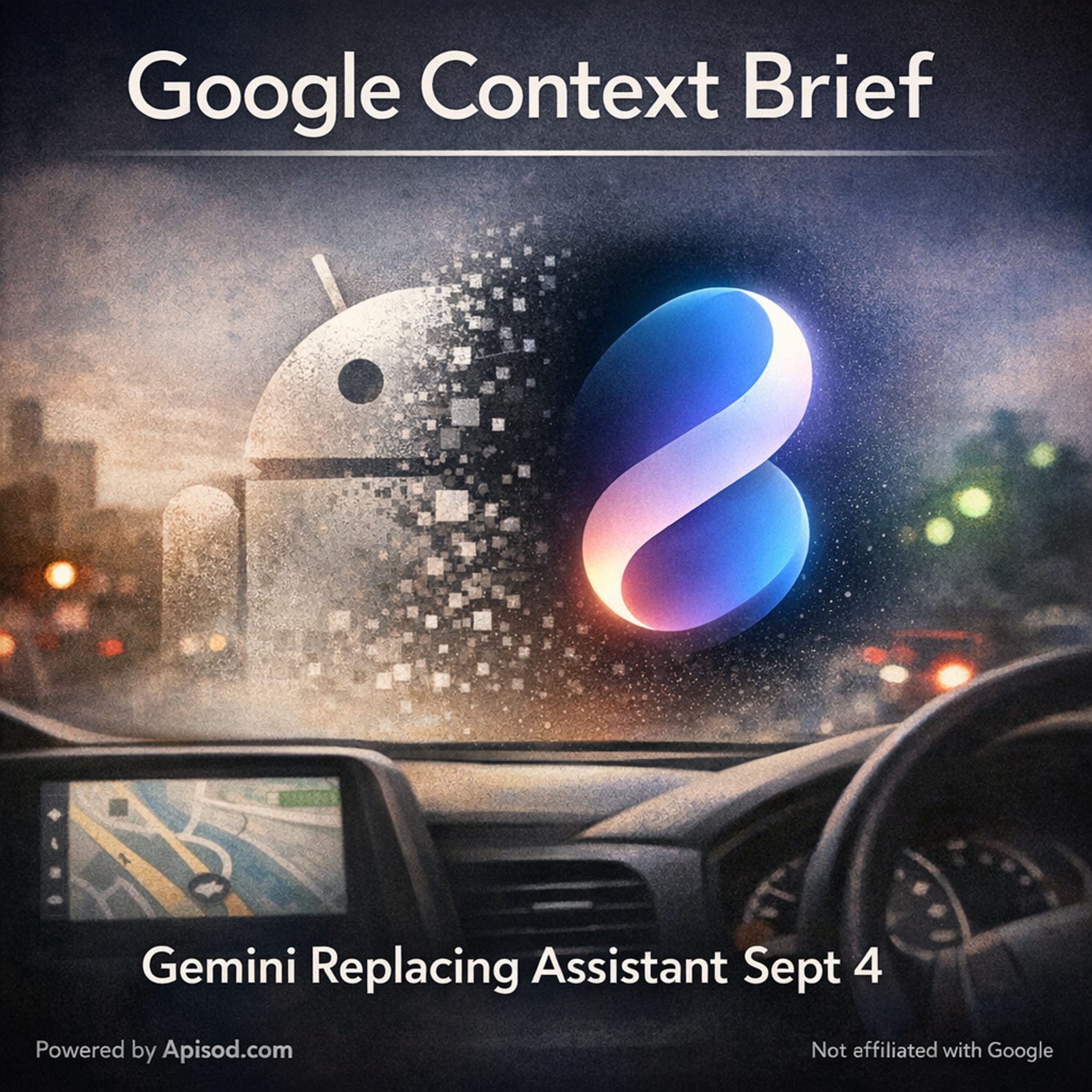 Gemini Replacing Assistant Sept 4 episode cover art