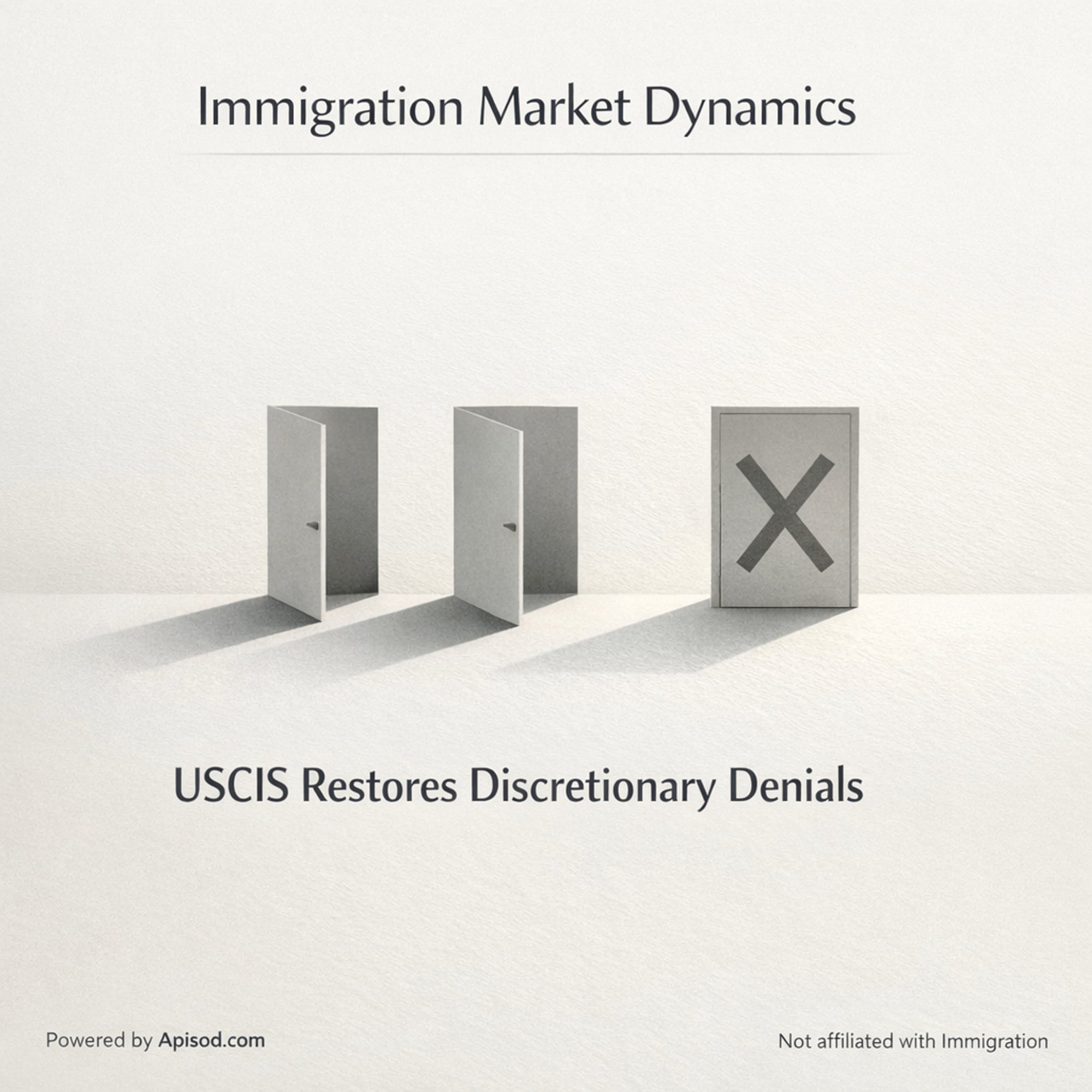 USCIS Restores Discretionary Denials episode cover art