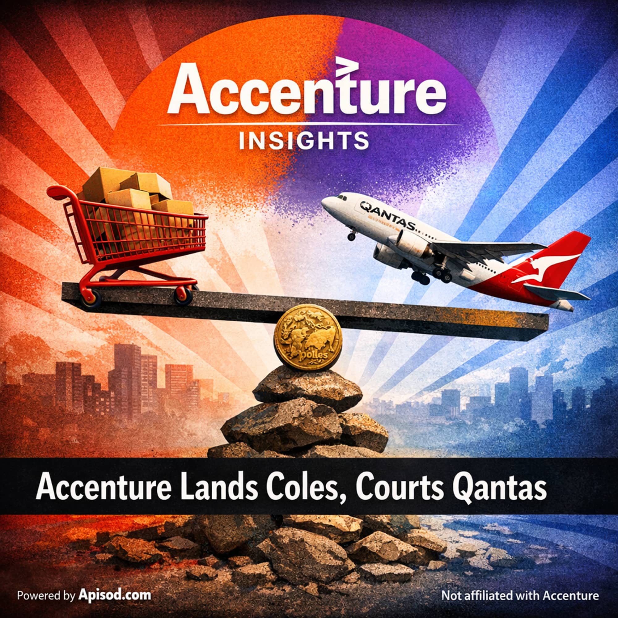 Accenture Lands Coles, Courts Qantas episode cover art