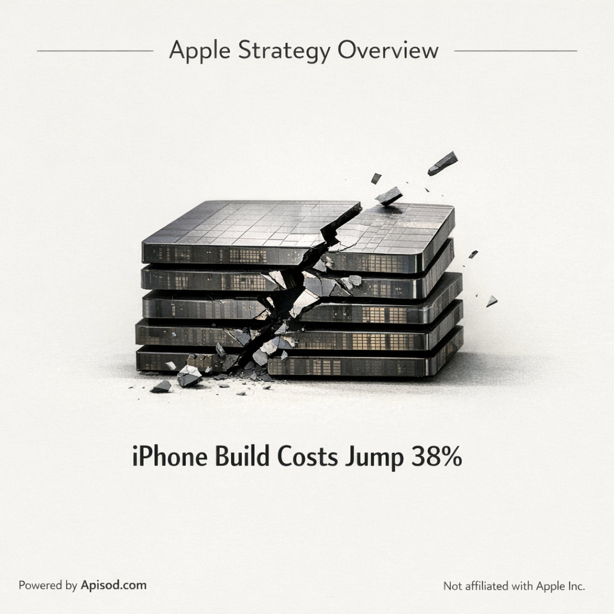 iPhone Build Costs Jump 38% episode cover art