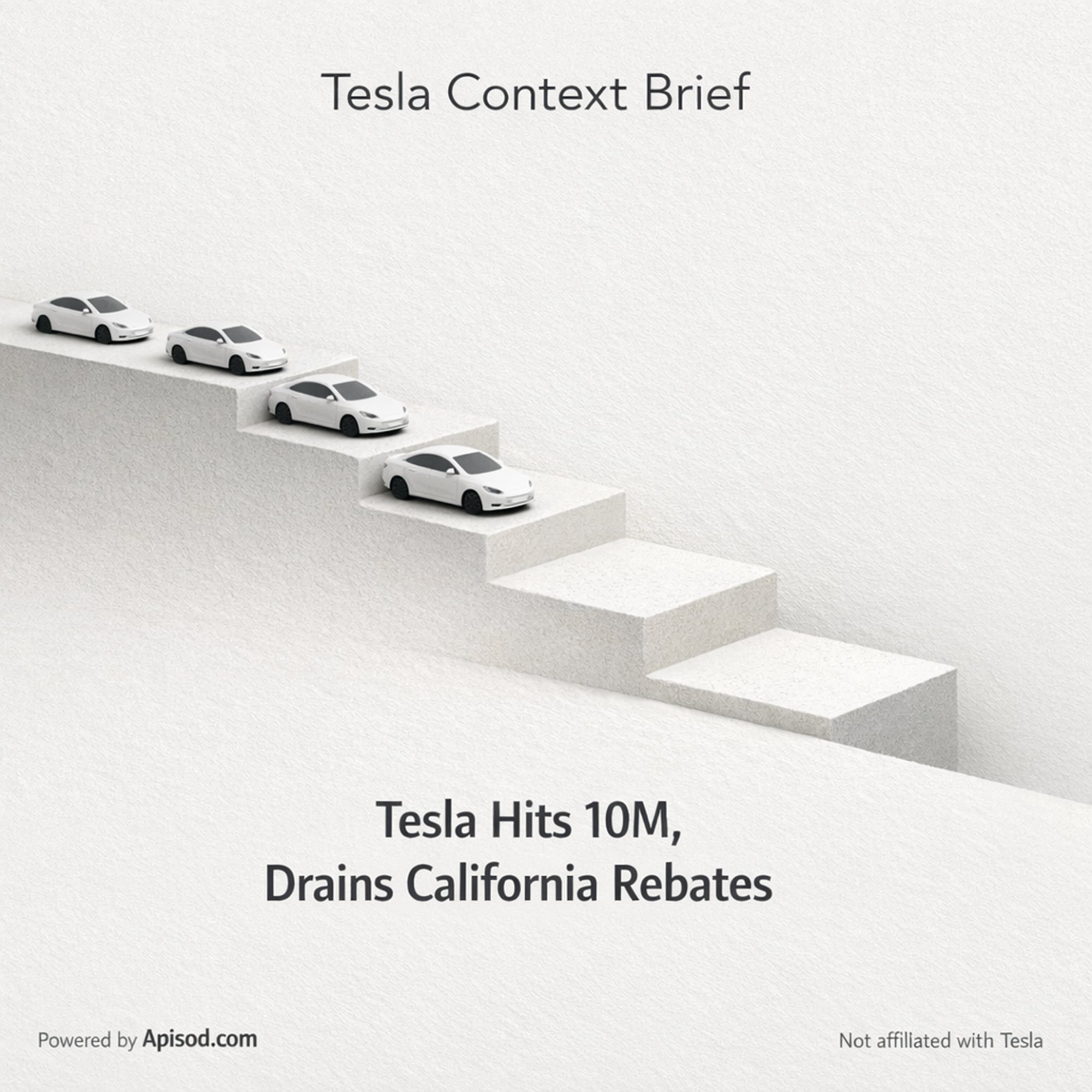 Tesla Hits 10M, Drains California Rebates episode cover art