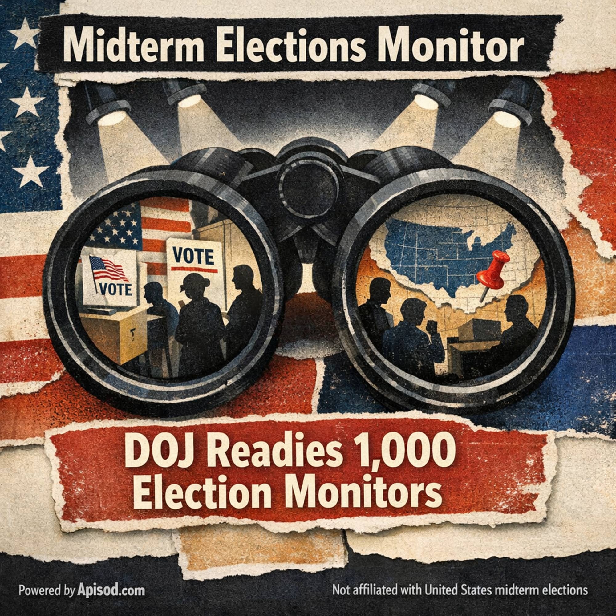 DOJ Readies 1,000 Election Monitors episode cover art