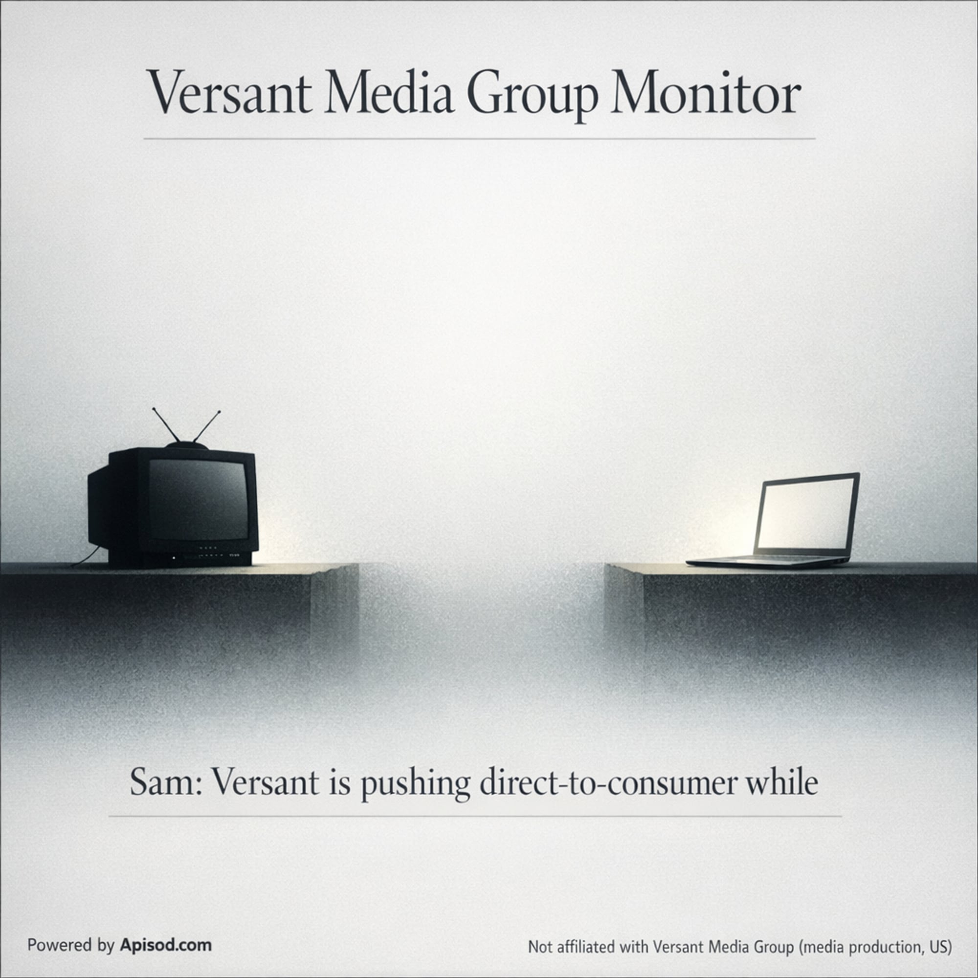 Sam: Versant is pushing direct-to-consumer while episode cover art