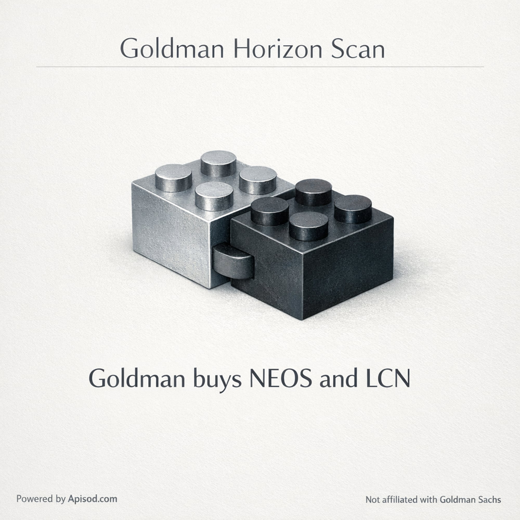 Goldman buys NEOS and LCN episode cover art