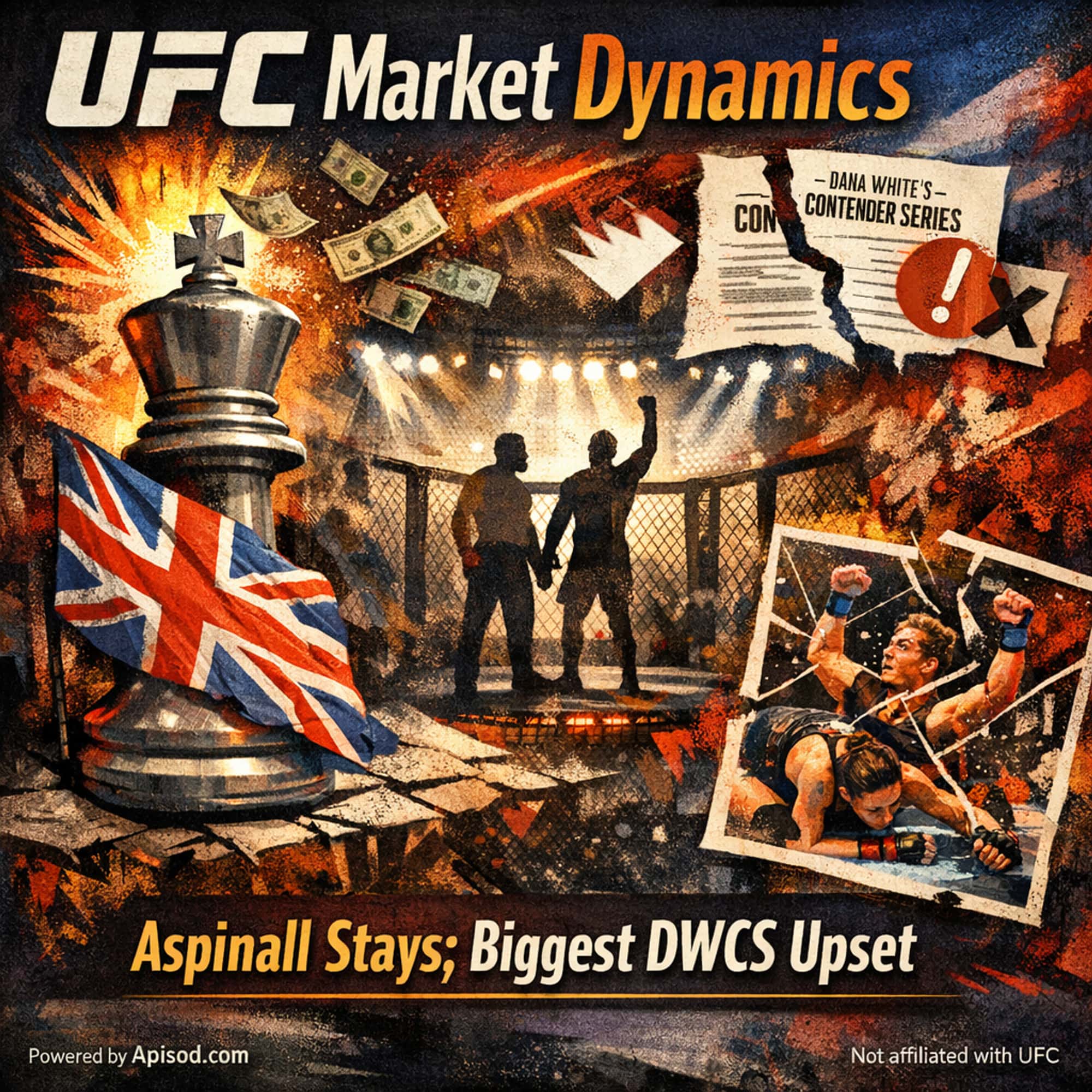 Aspinall Stays; Biggest DWCS Upset episode cover art