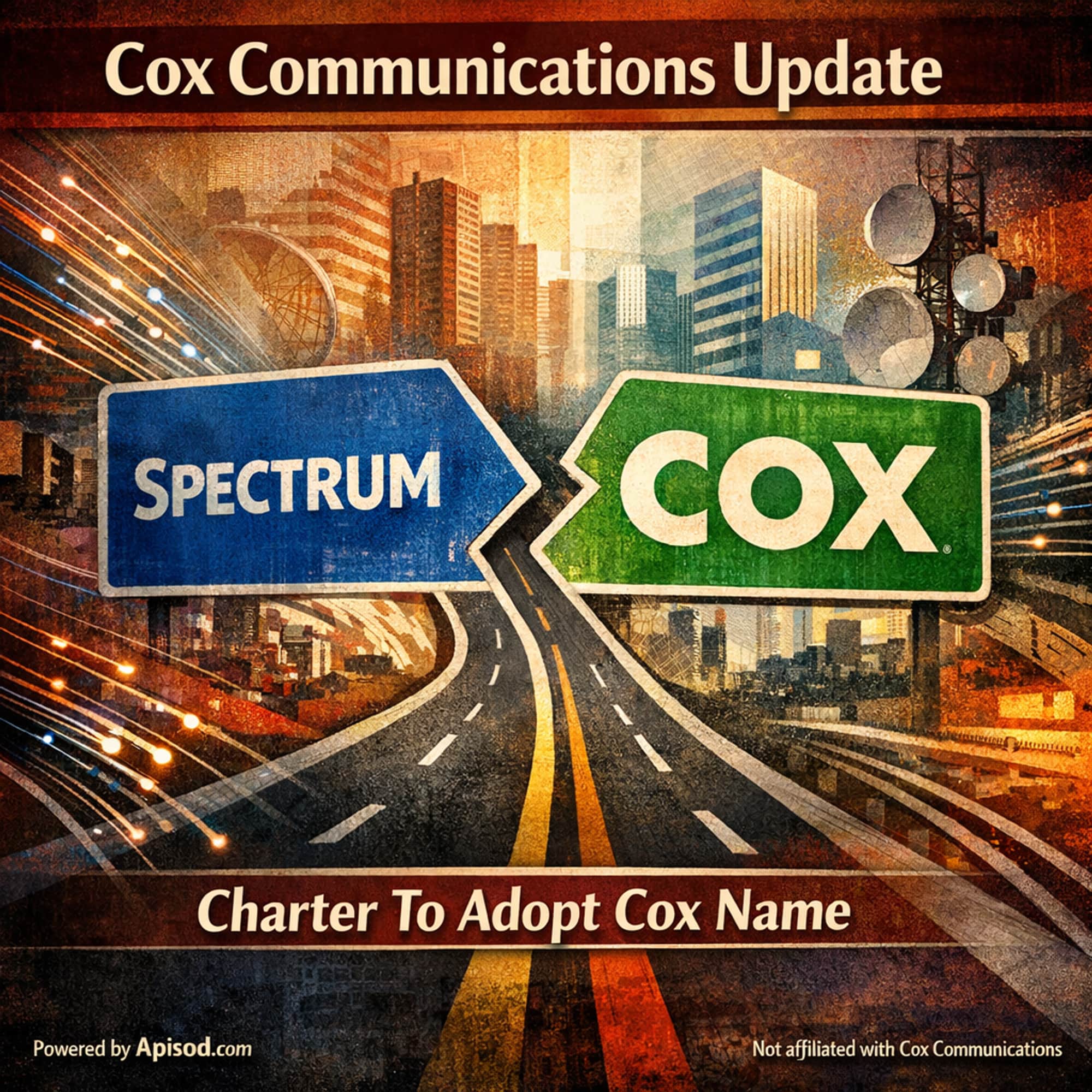 Charter To Adopt Cox Name episode cover art