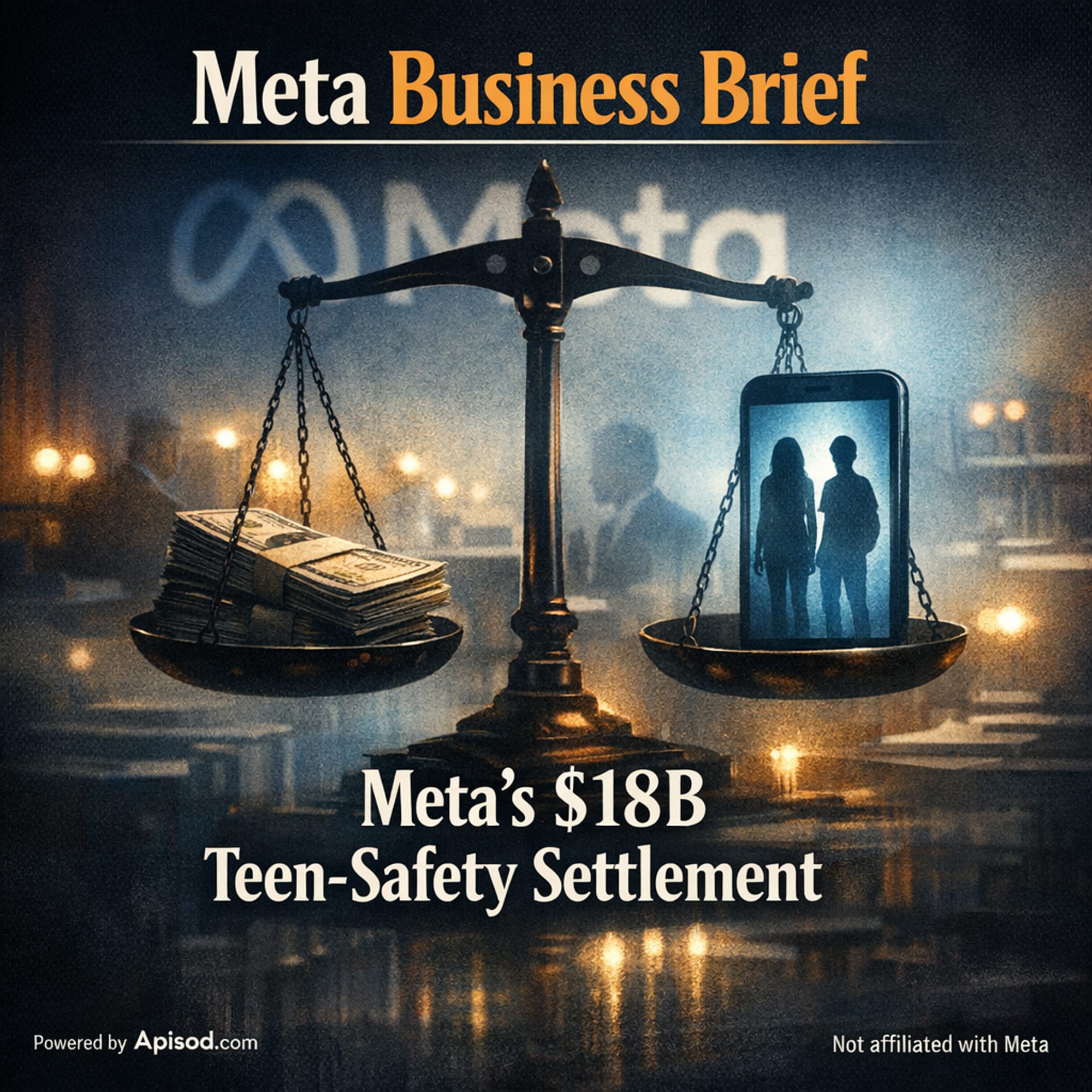 Meta's $18B Teen-Safety Settlement episode cover art