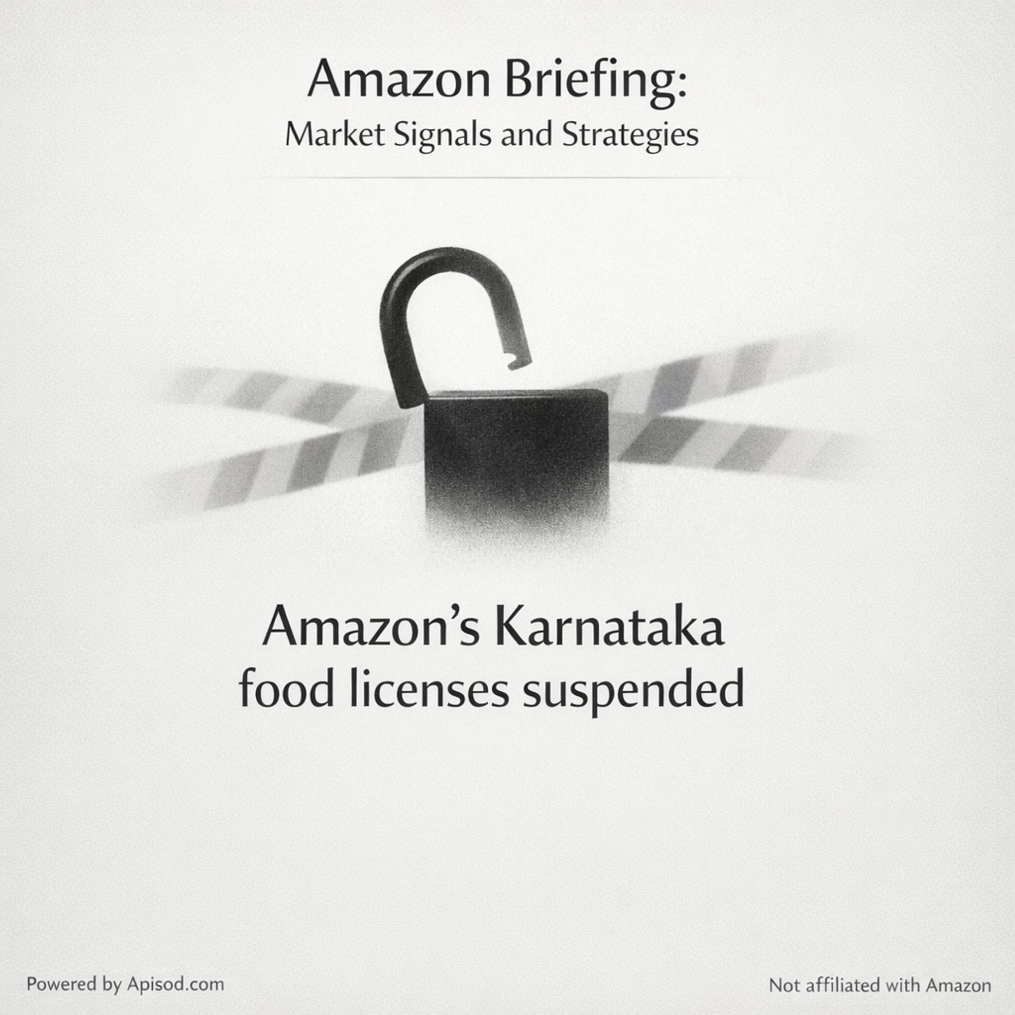Amazon’s Karnataka food licenses suspended episode cover art