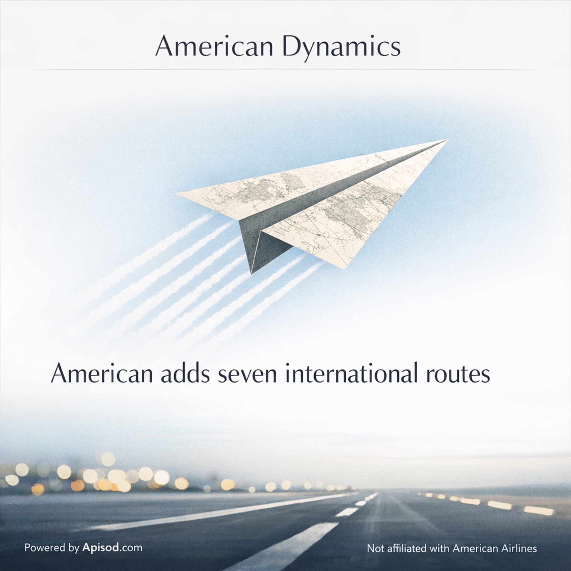 American adds seven international routes episode cover art