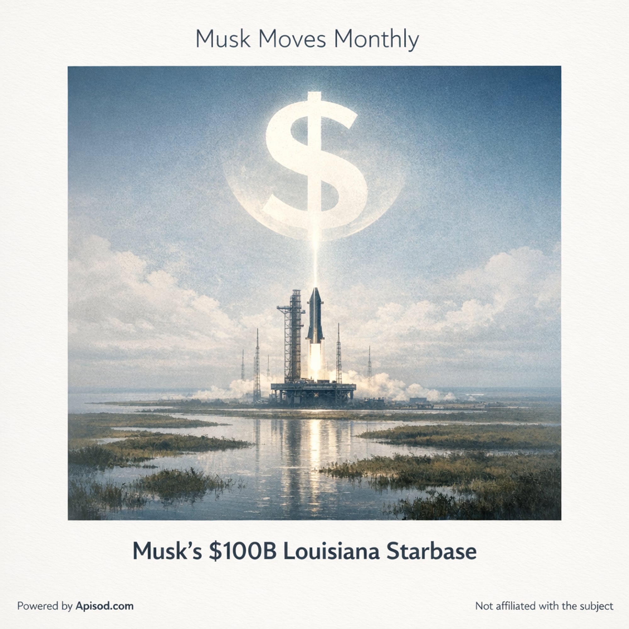 Musk’s $100B Louisiana Starbase episode cover art