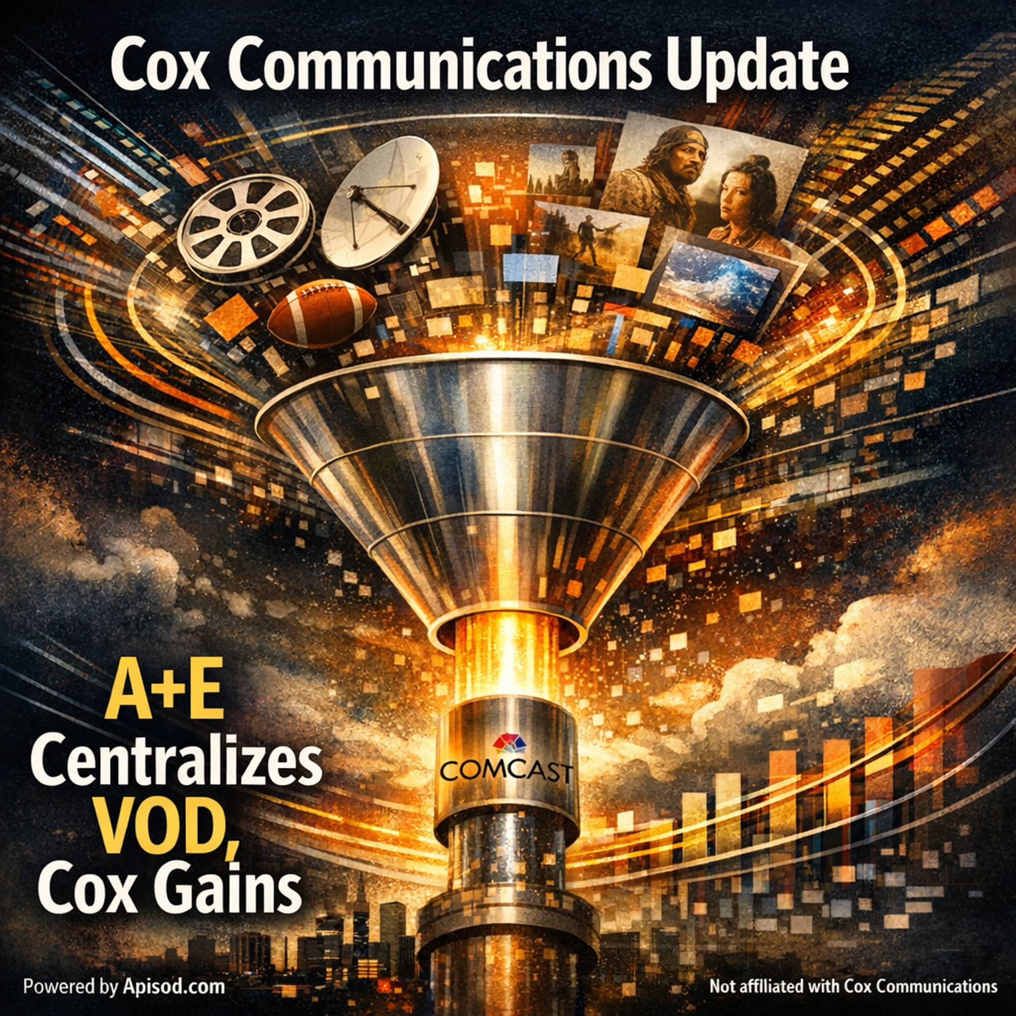 A+E Centralizes VOD, Cox Gains episode cover art