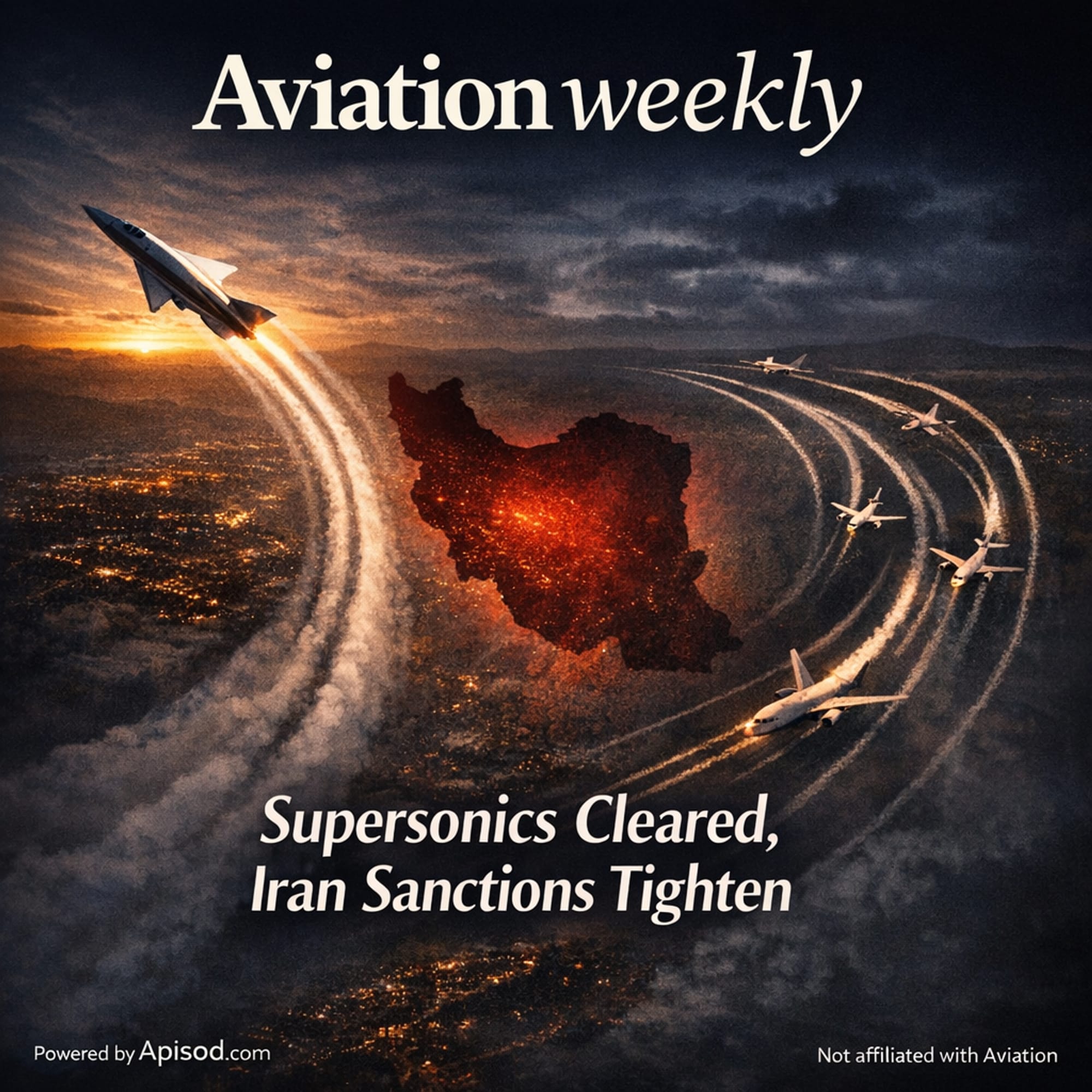 Supersonics Cleared, Iran Sanctions Tighten episode cover art
