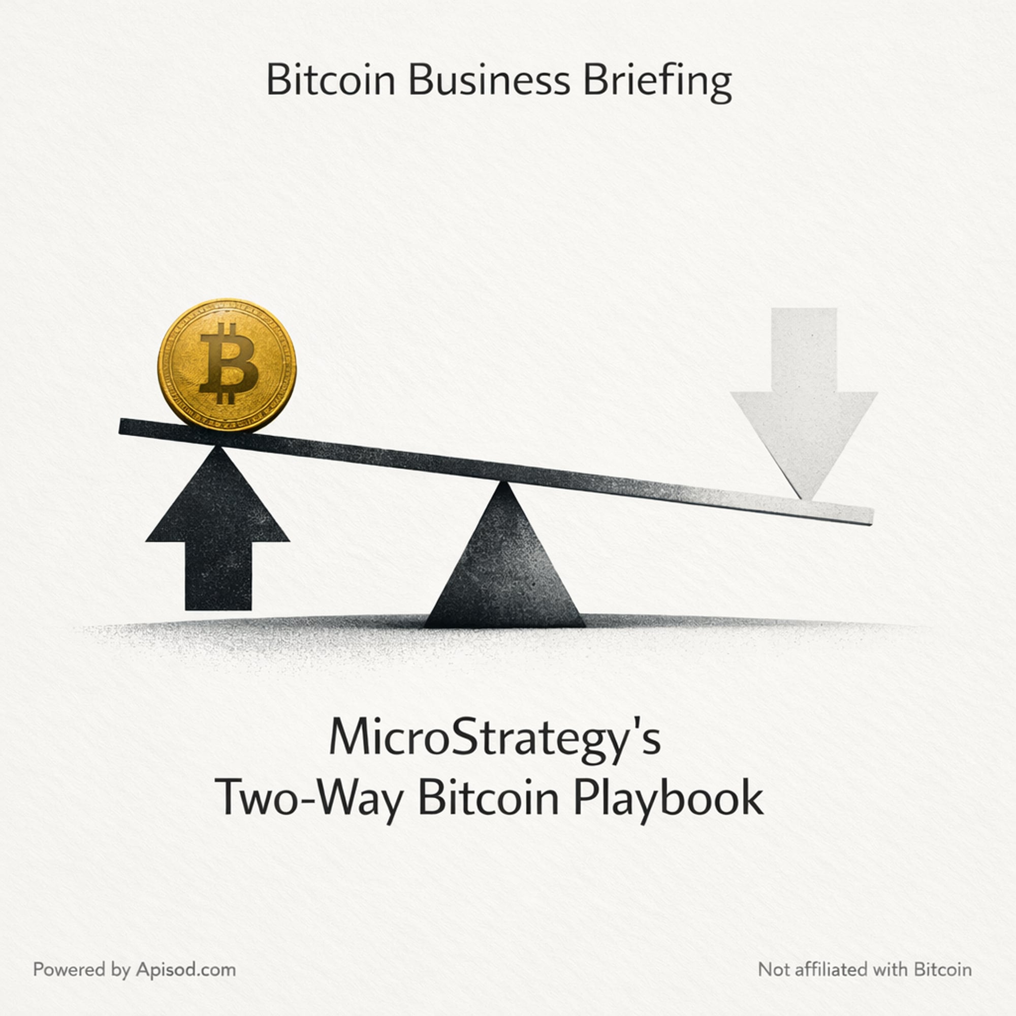 MicroStrategy's Two-Way Bitcoin Playbook episode cover art