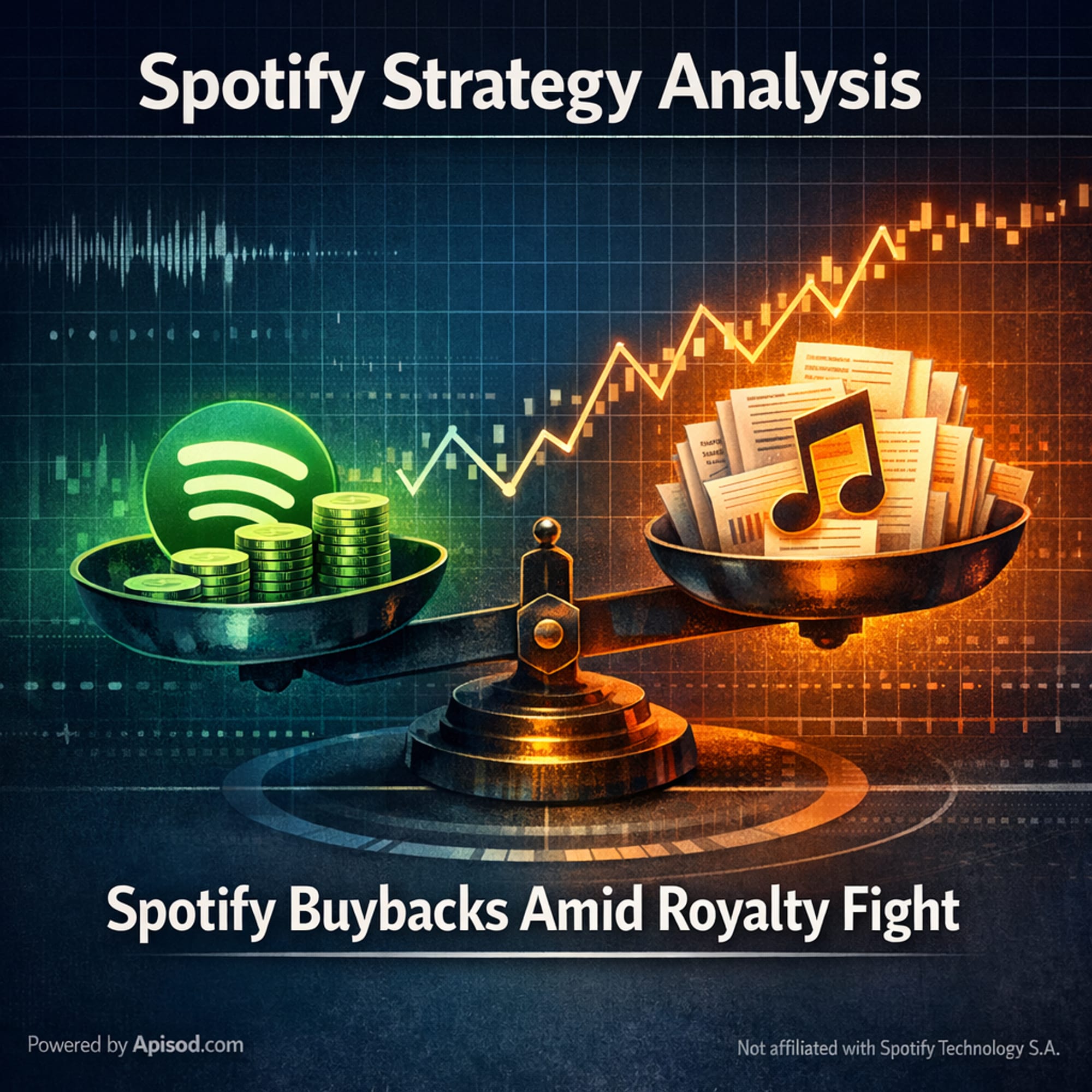 Spotify Buybacks Amid Royalty Fight episode cover art