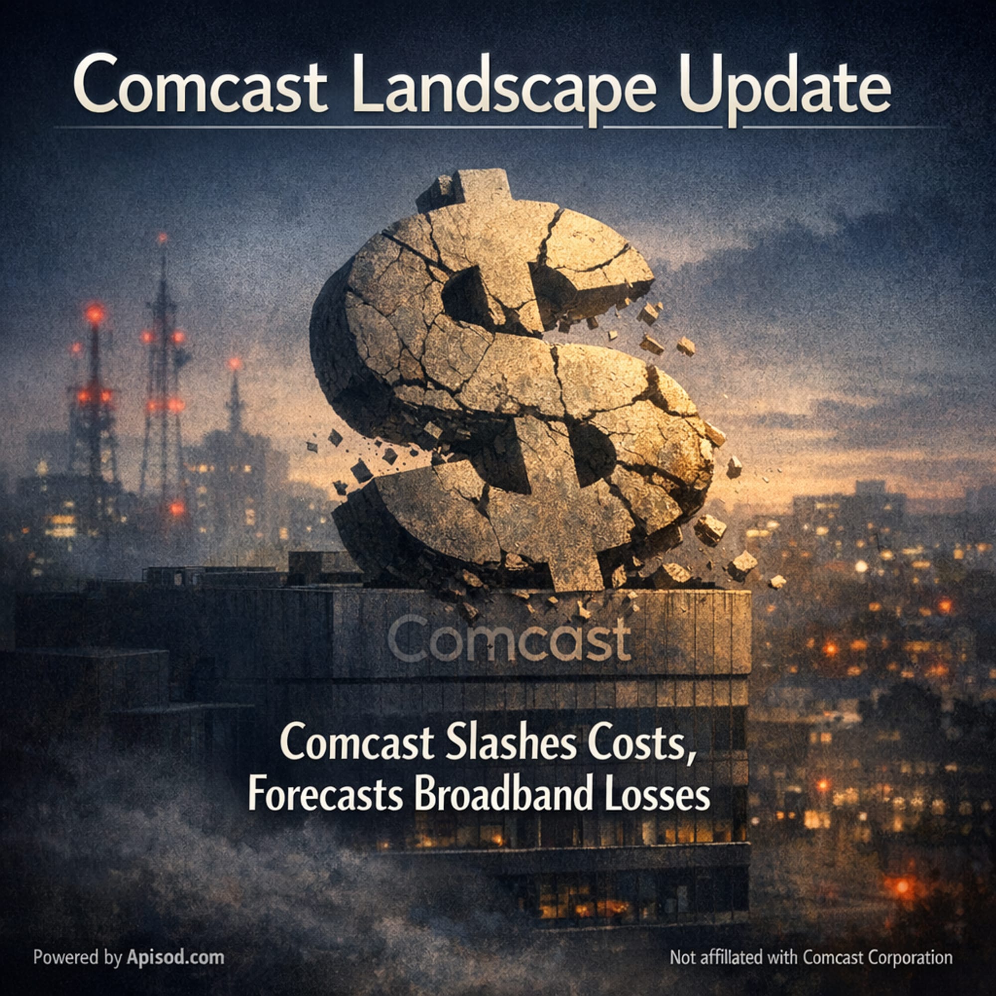 Comcast Slashes Costs, Forecasts Broadband Losses episode cover art