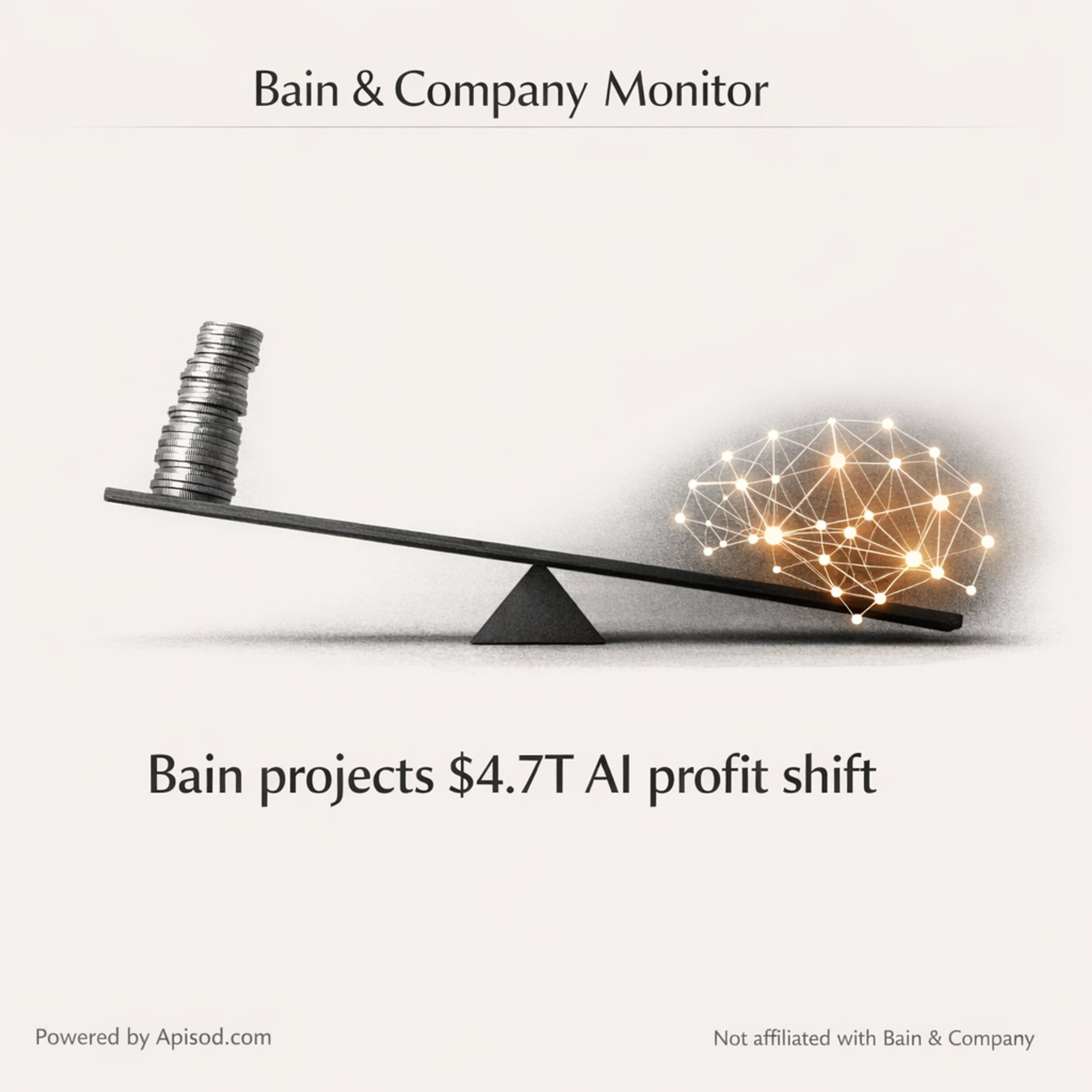 Bain projects $4.7T AI profit shift episode cover art