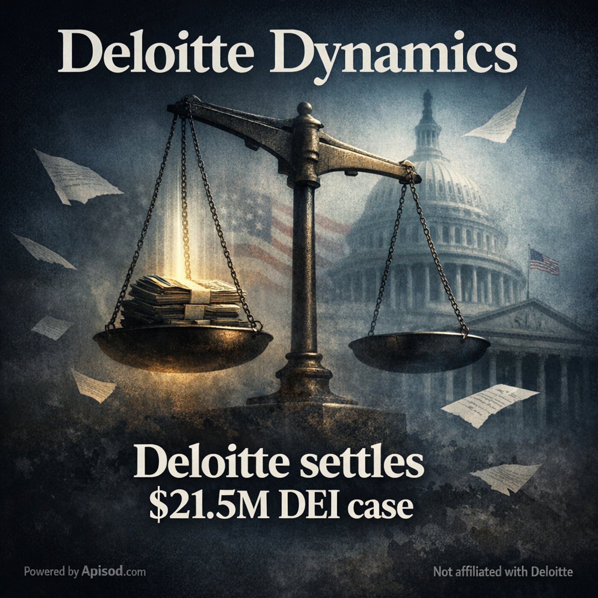 Deloitte settles $21.5M DEI case episode cover art