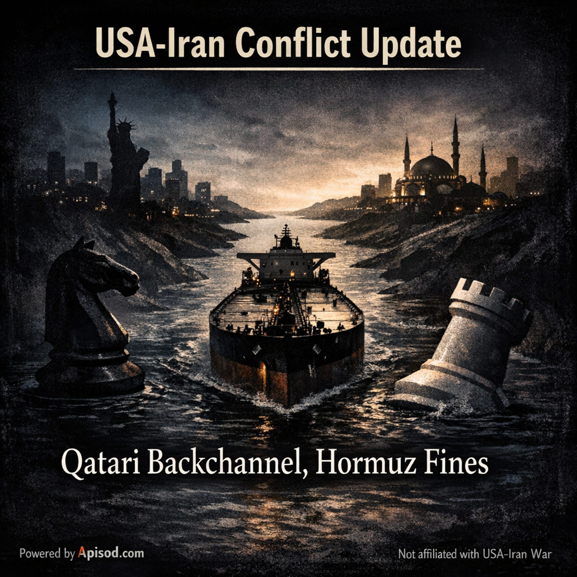 Qatari Backchannel, Hormuz Fines episode cover art