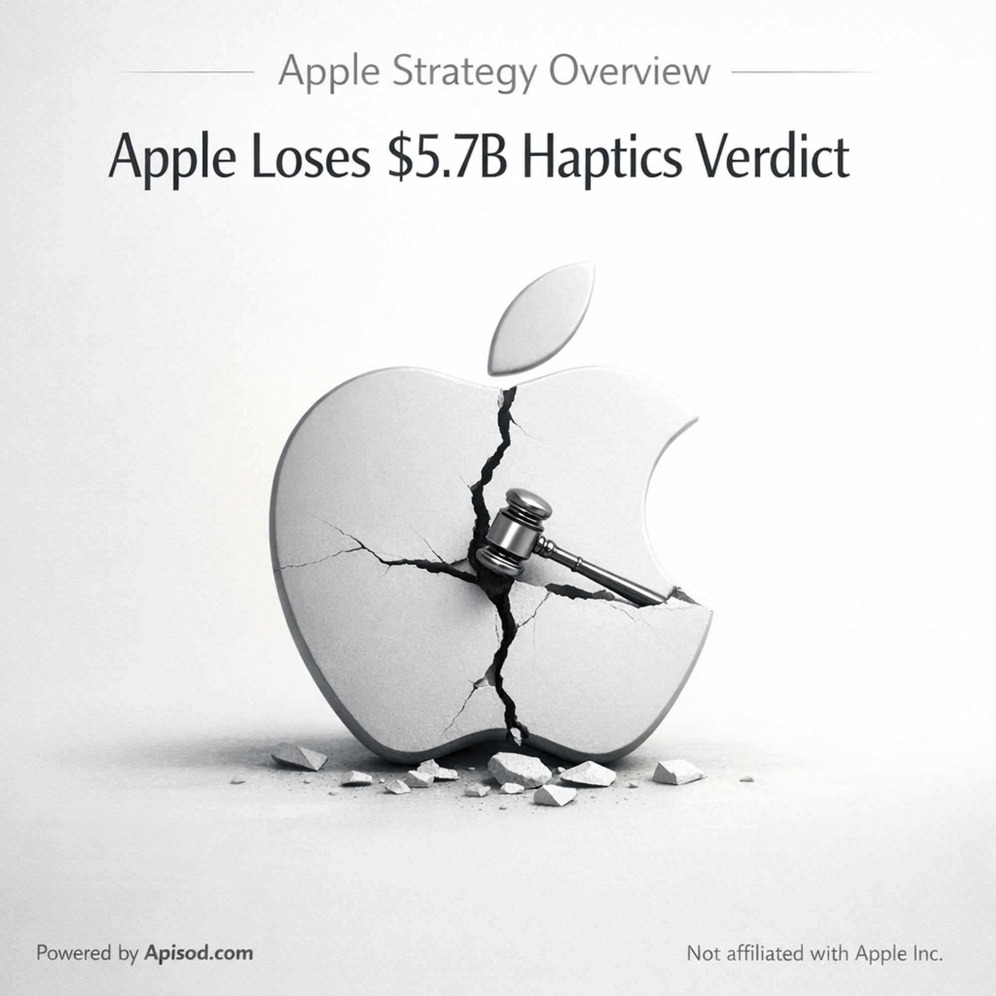 Apple Loses $5.7B Haptics Verdict episode cover art