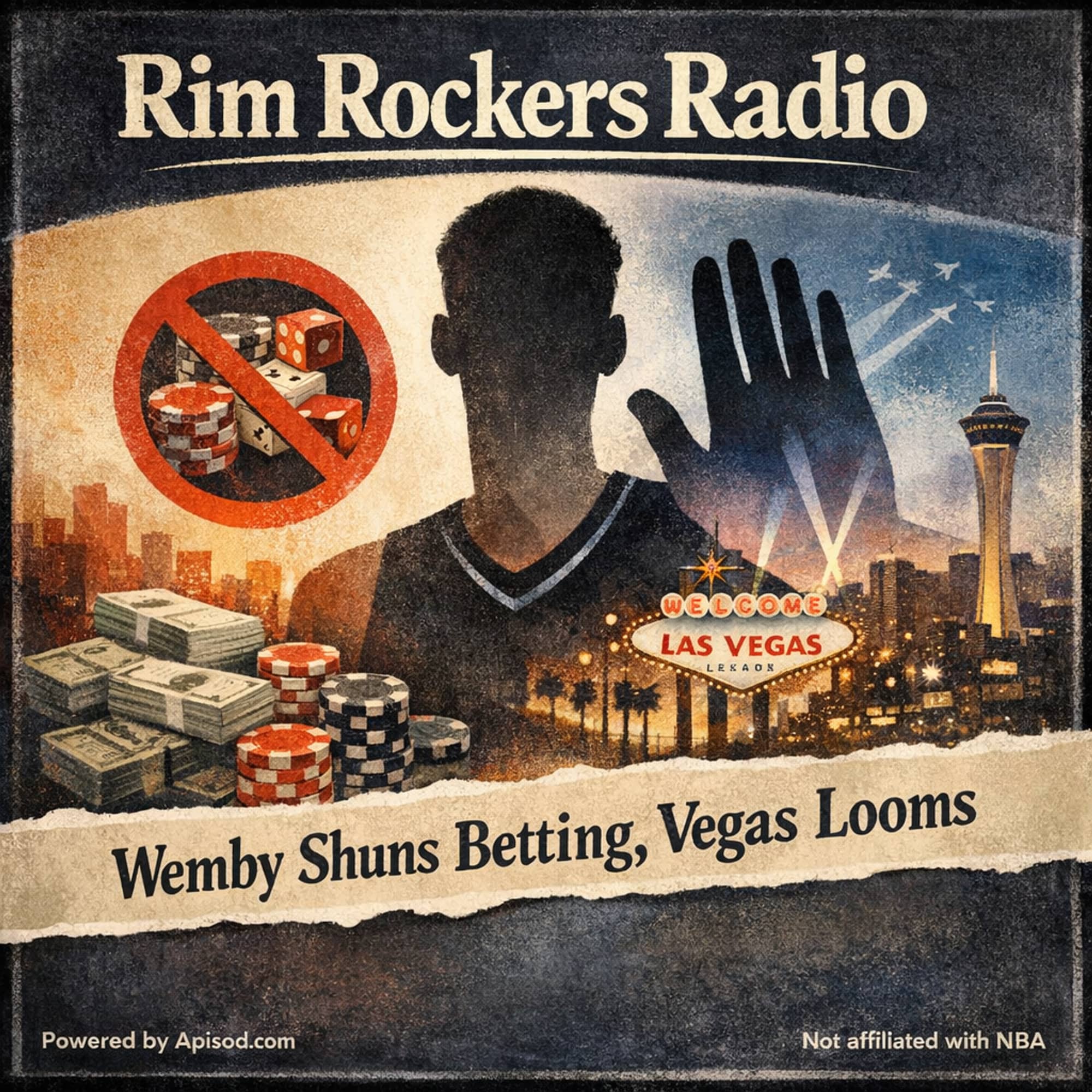 Wemby Shuns Betting, Vegas Looms episode cover art