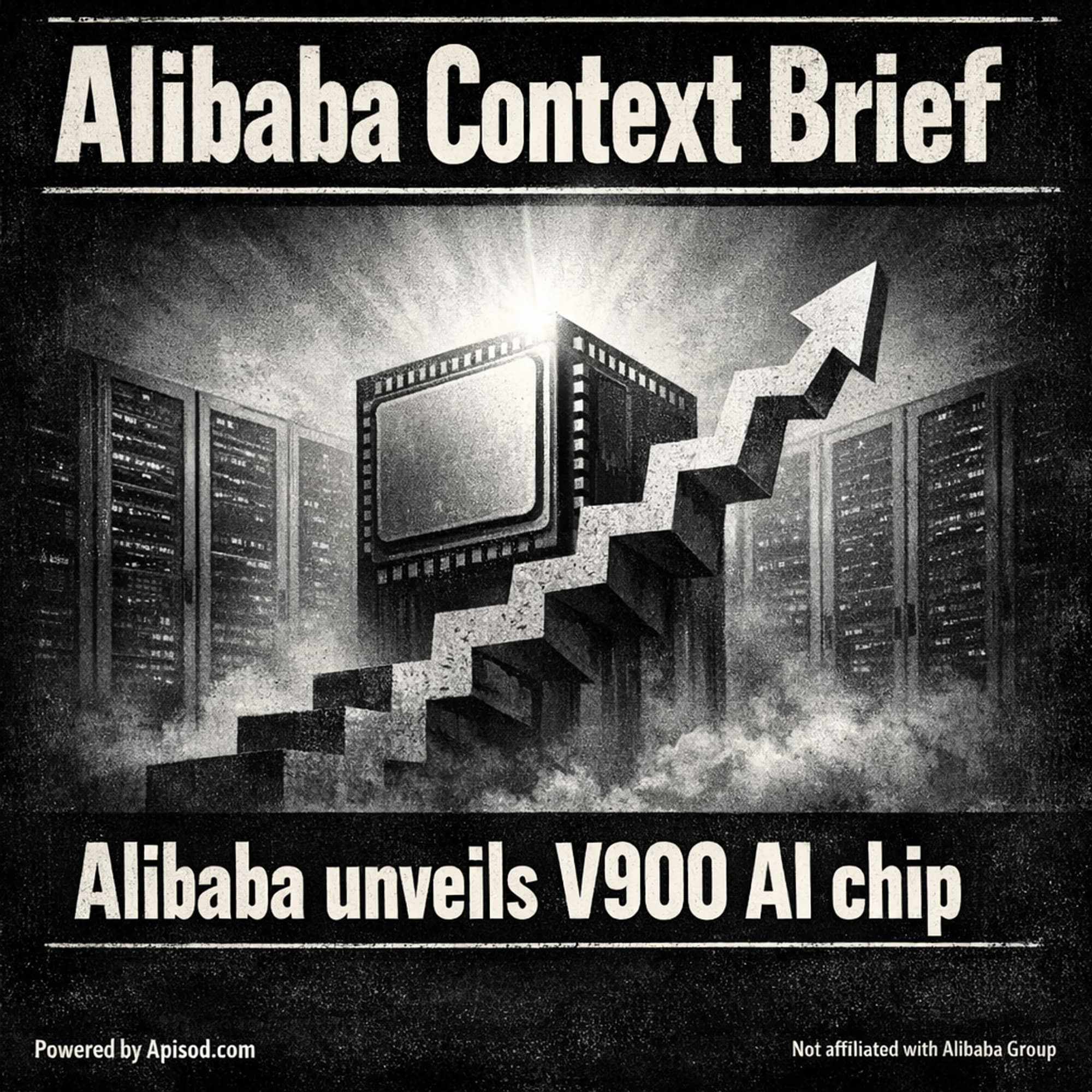 Alibaba unveils V900 AI chip episode cover art