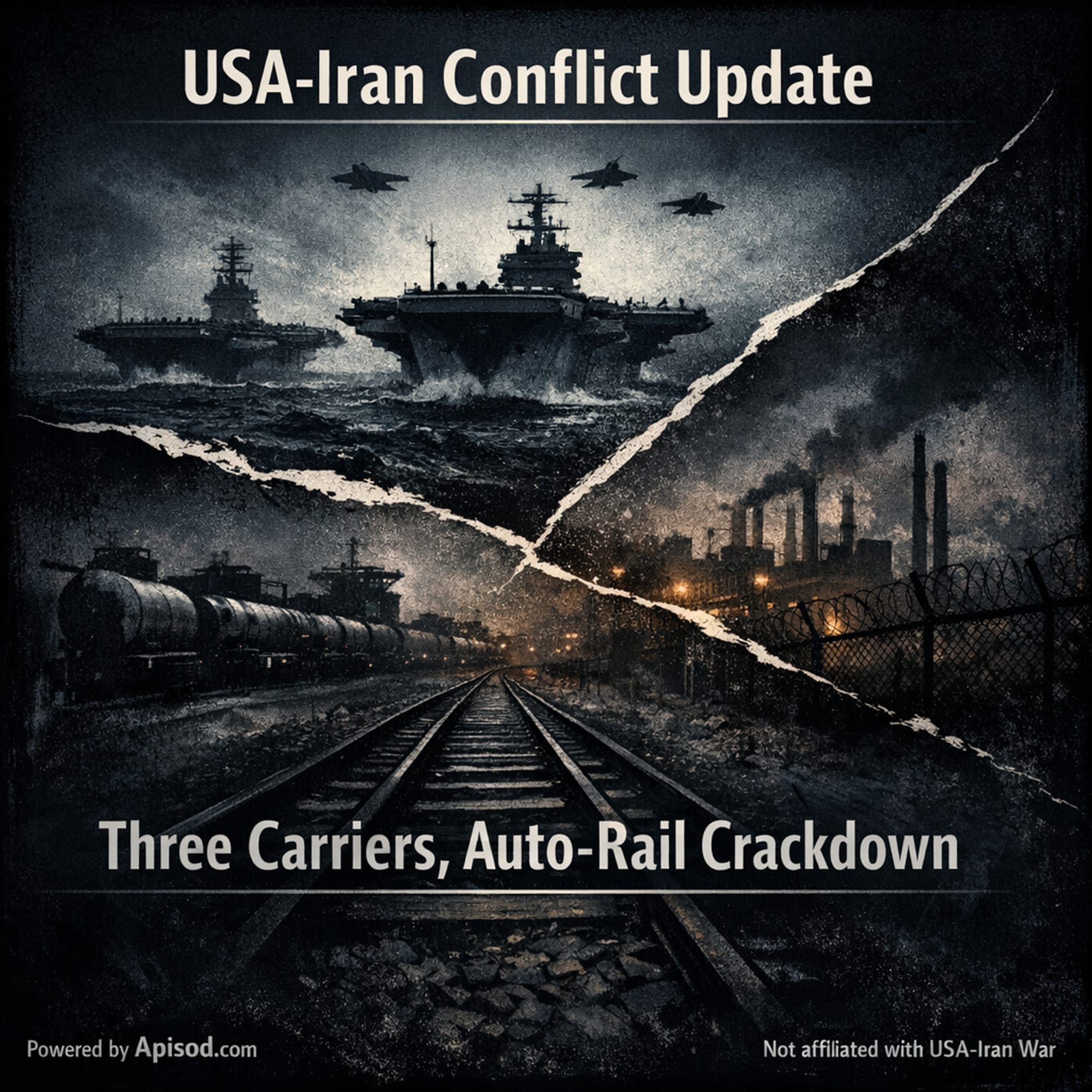 Three Carriers, Auto-Rail Crackdown episode cover art