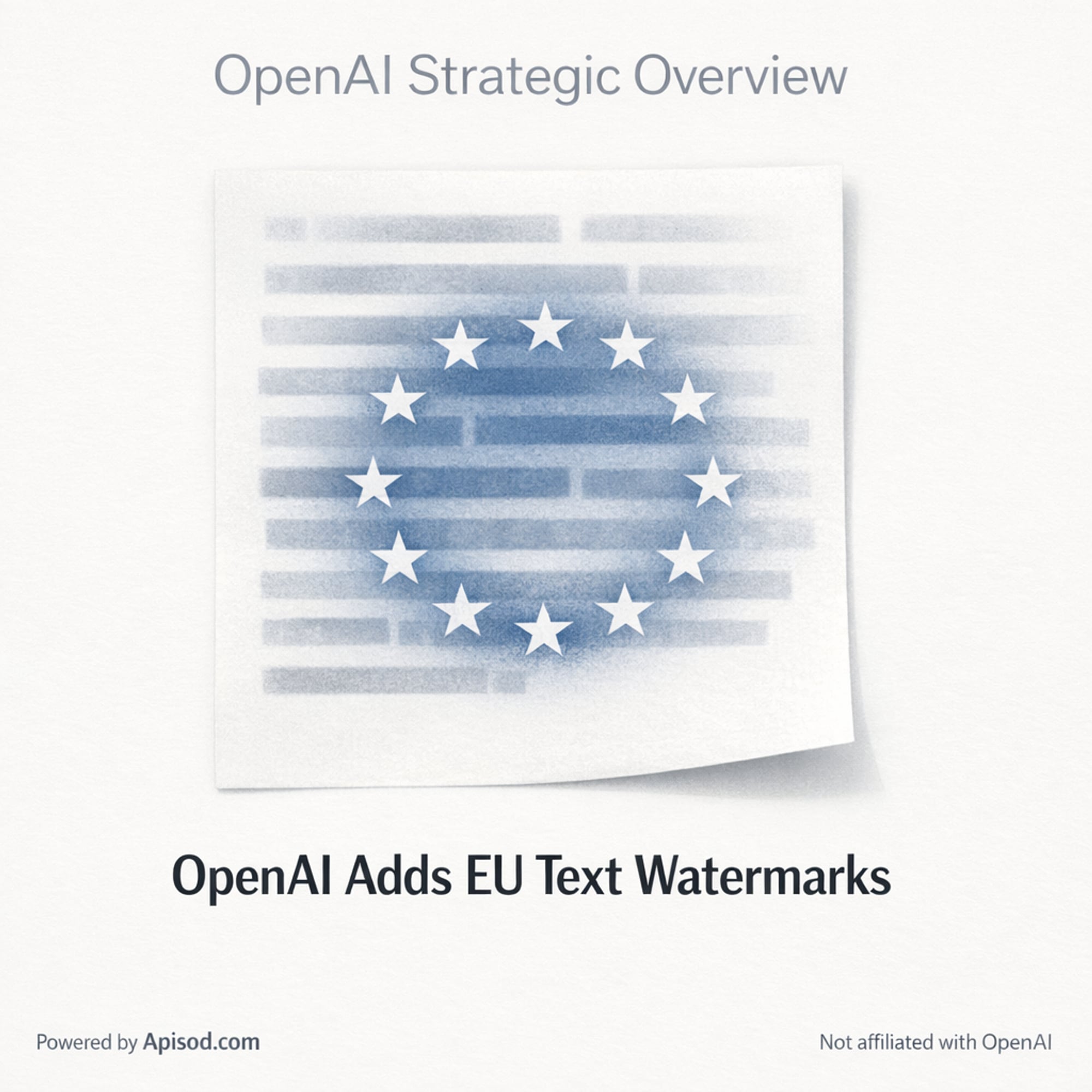 OpenAI Adds EU Text Watermarks episode cover art