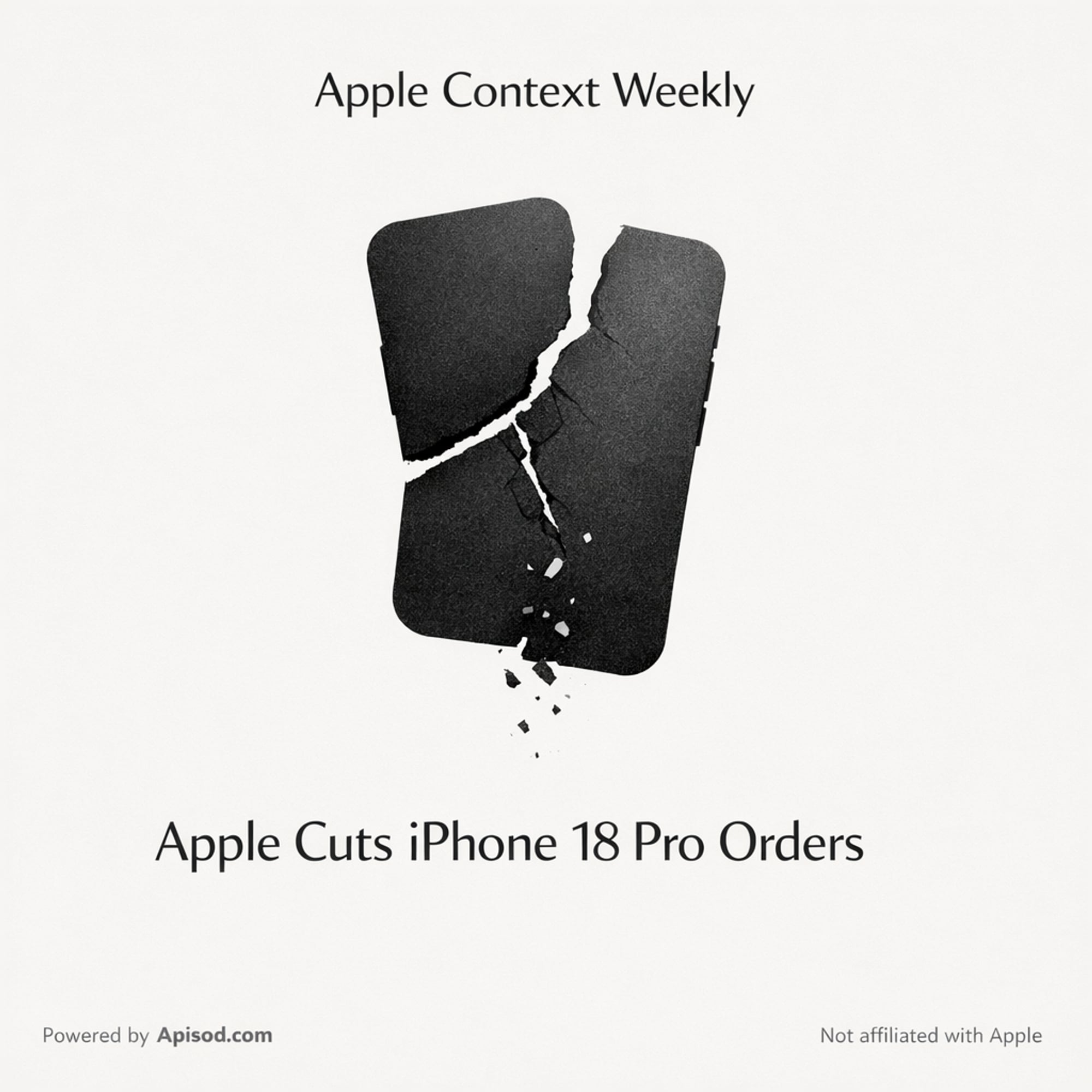 Apple Cuts iPhone 18 Pro Orders episode cover art