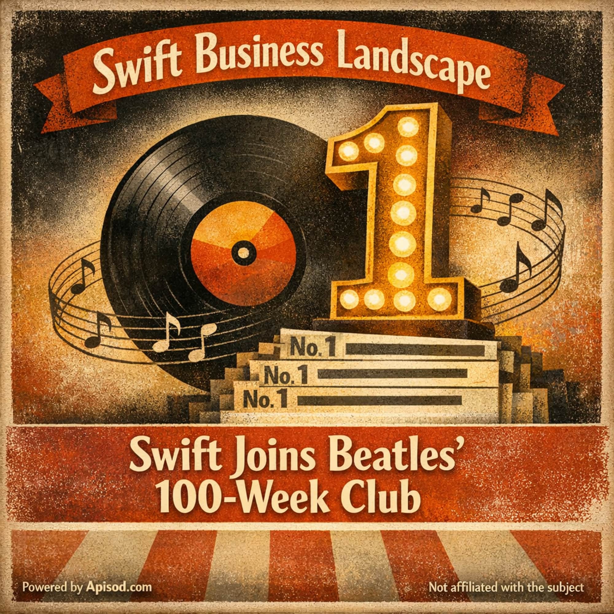 Swift Joins Beatles’ 100-Week Club episode cover art