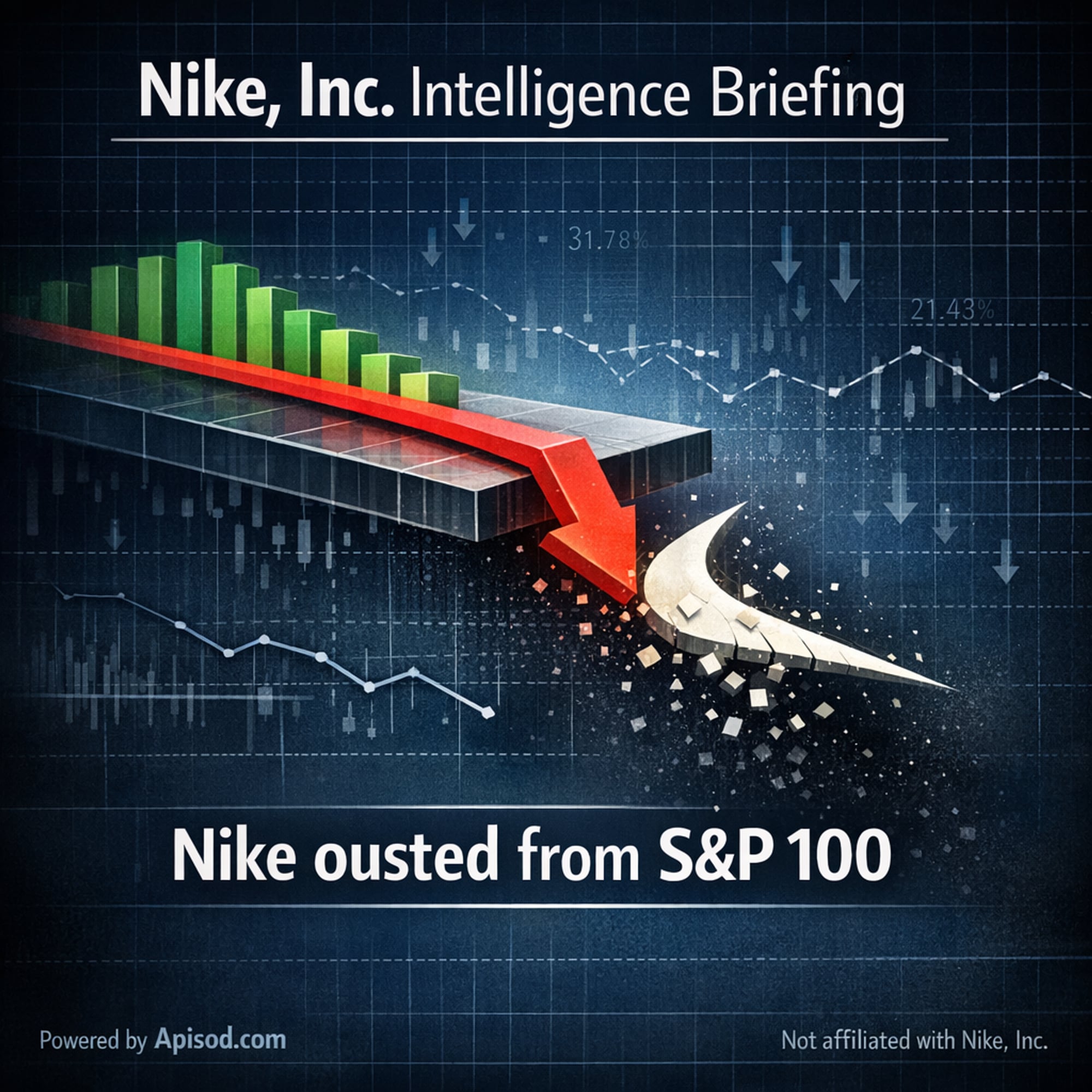 Nike ousted from S&P 100 episode cover art