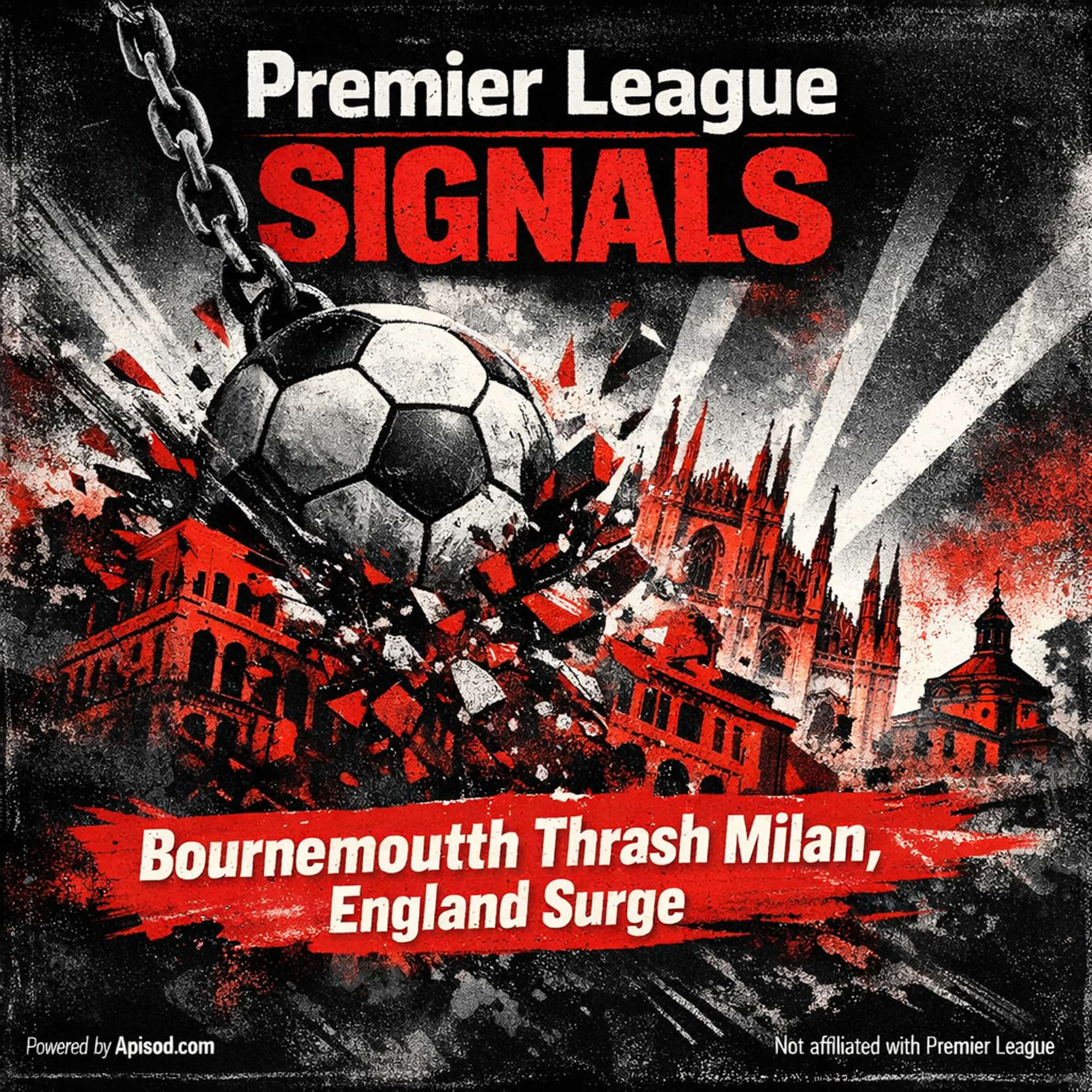 Bournemouth Thrash Milan, England Surge episode cover art